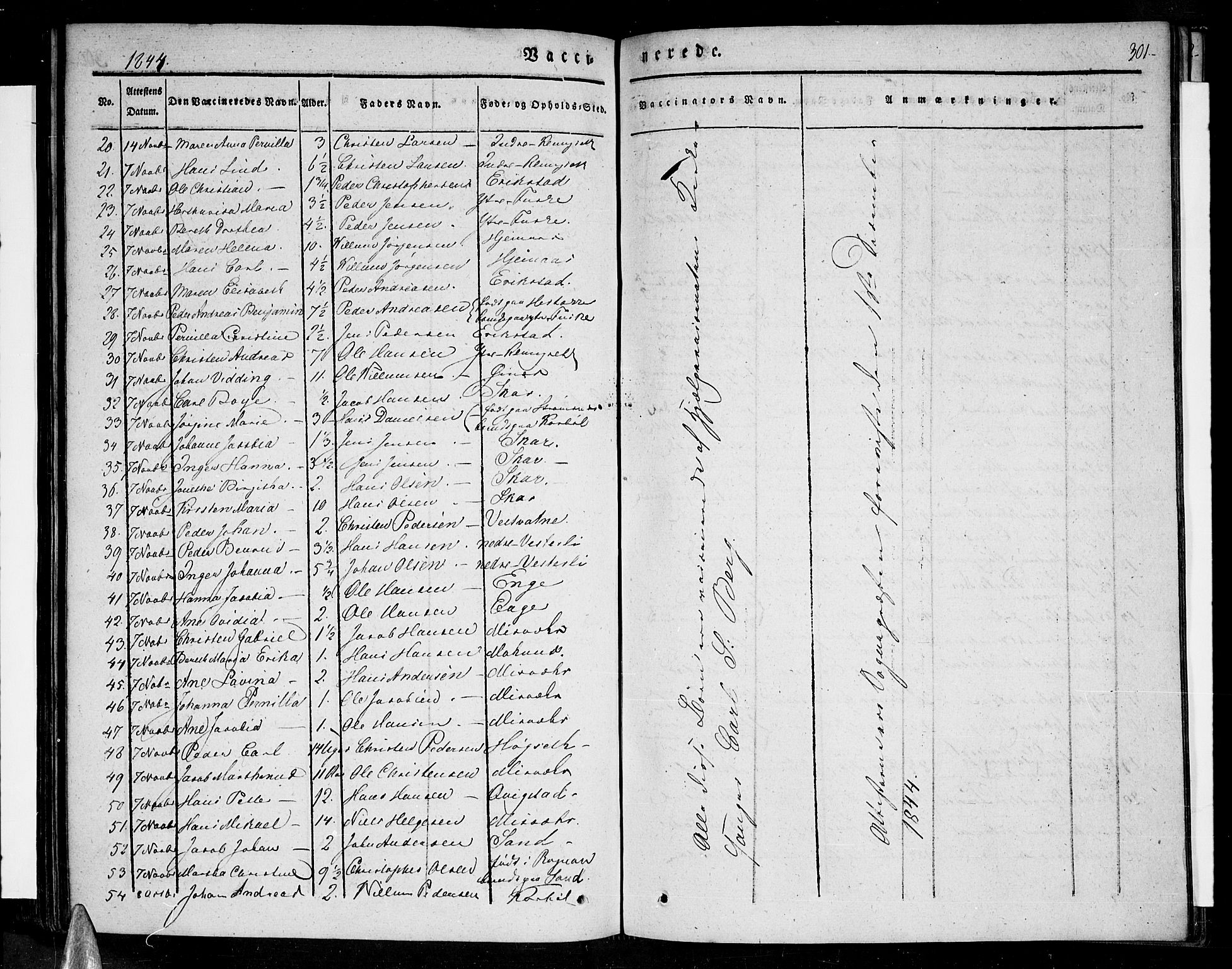 Ministerialprotokoller, klokkerbøker og fødselsregistre - Nordland, AV/SAT-A-1459/852/L0737: Parish register (official) no. 852A07, 1833-1849, p. 301