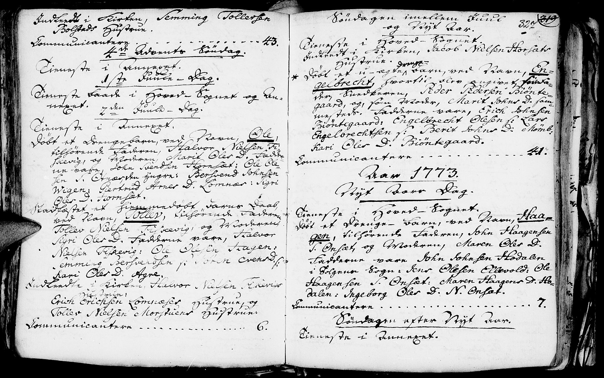 Rendalen prestekontor, SAH/PREST-054/H/Ha/Haa/L0001: Parish register (official) no. 1, 1733-1787, p. 327