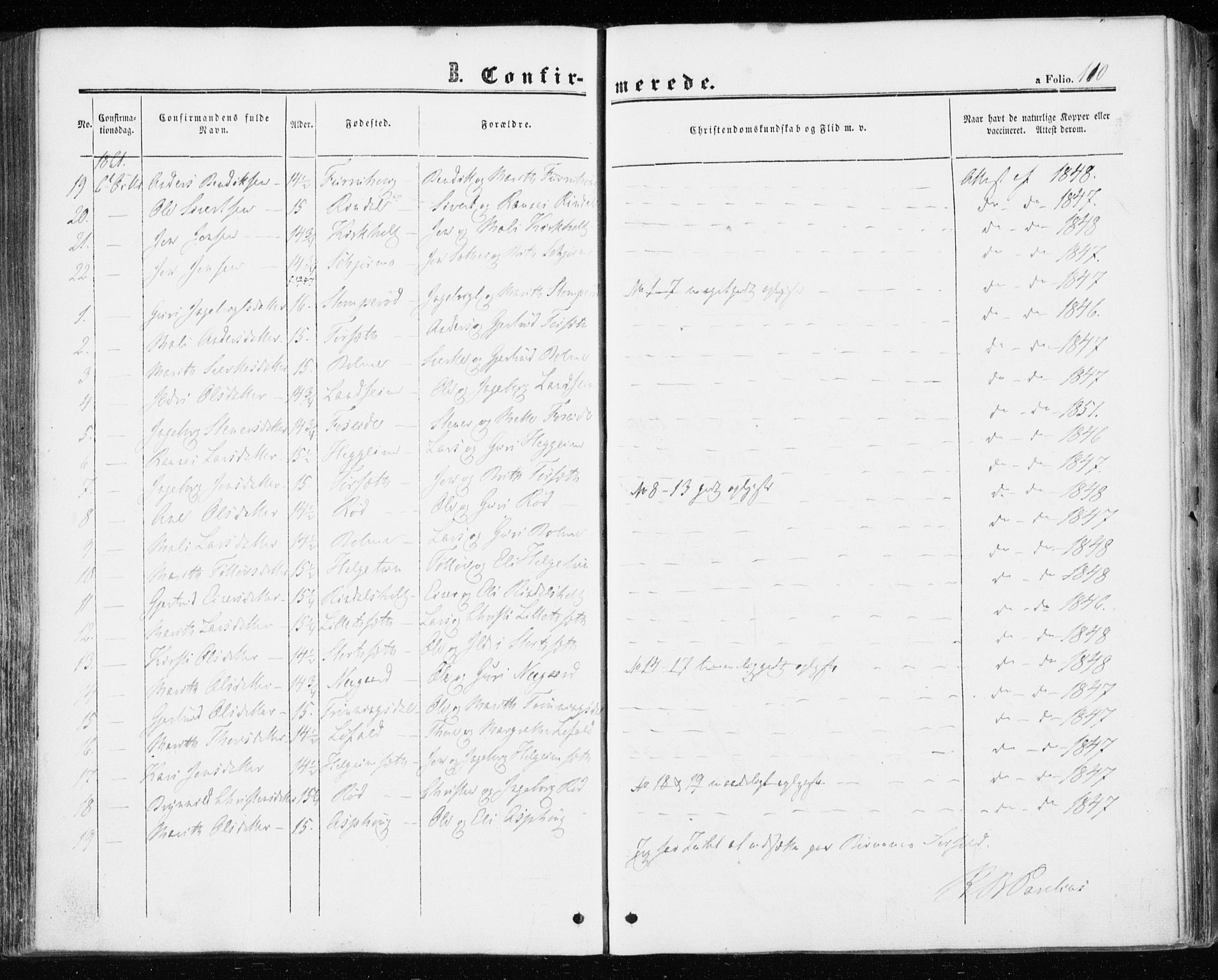 Ministerialprotokoller, klokkerbøker og fødselsregistre - Møre og Romsdal, AV/SAT-A-1454/598/L1067: Parish register (official) no. 598A01, 1858-1871, p. 110