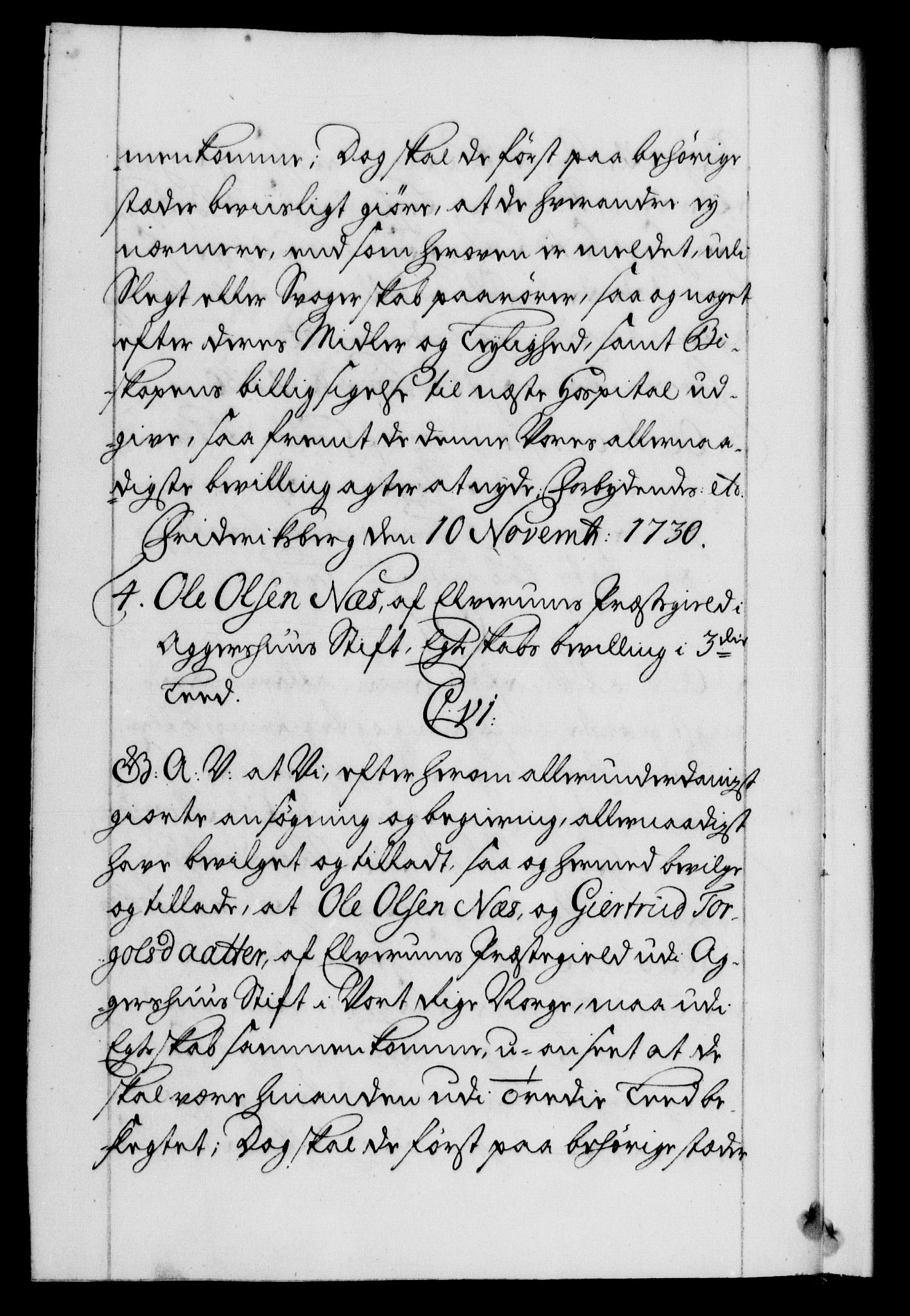 Danske Kanselli 1572-1799, AV/RA-EA-3023/F/Fc/Fca/Fcaa/L0027: Norske registre, 1730-1732, p. 2b