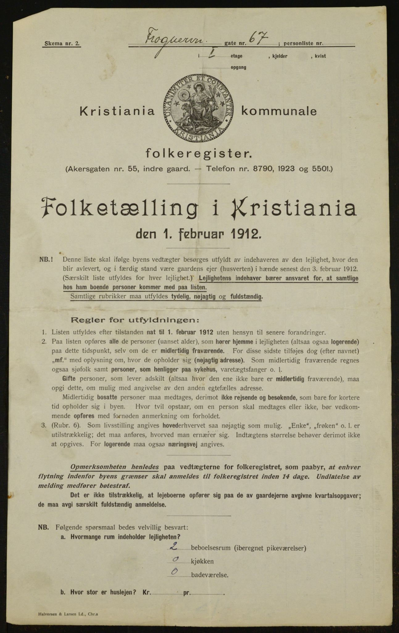 OBA, Municipal Census 1912 for Kristiania, 1912, p. 27802
