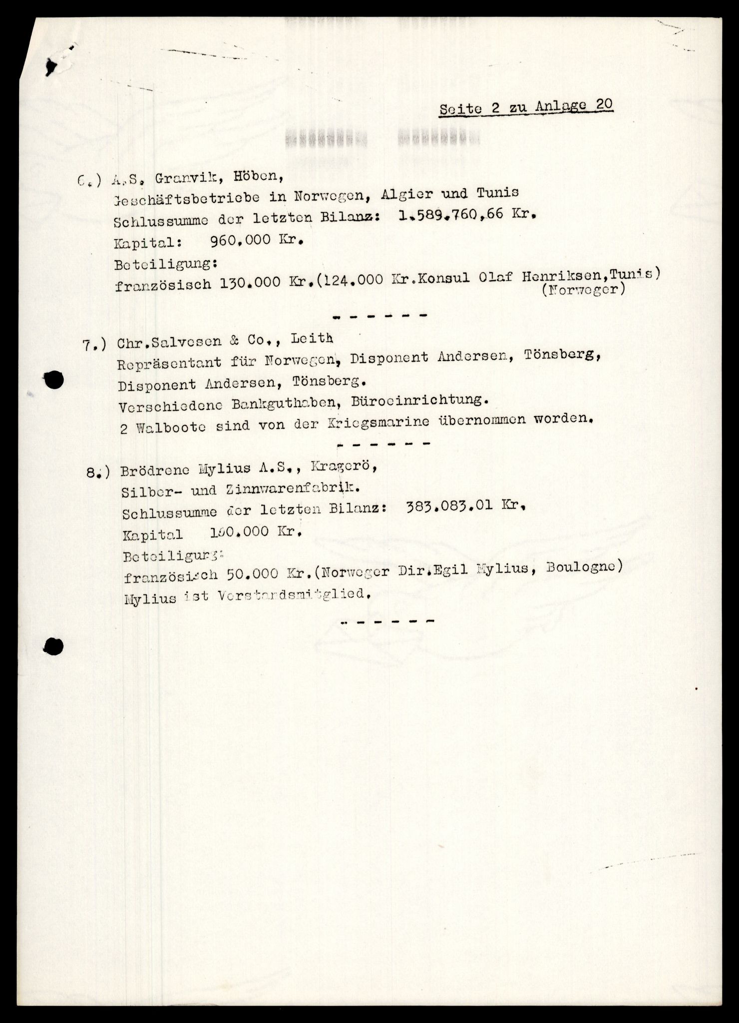 Forsvarets Overkommando. 2 kontor. Arkiv 11.4. Spredte tyske arkivsaker, AV/RA-RAFA-7031/D/Dar/Darb/L0017: Reichskommissariat - Deutsche Handelskammer in Norwegen, 1942, p. 378