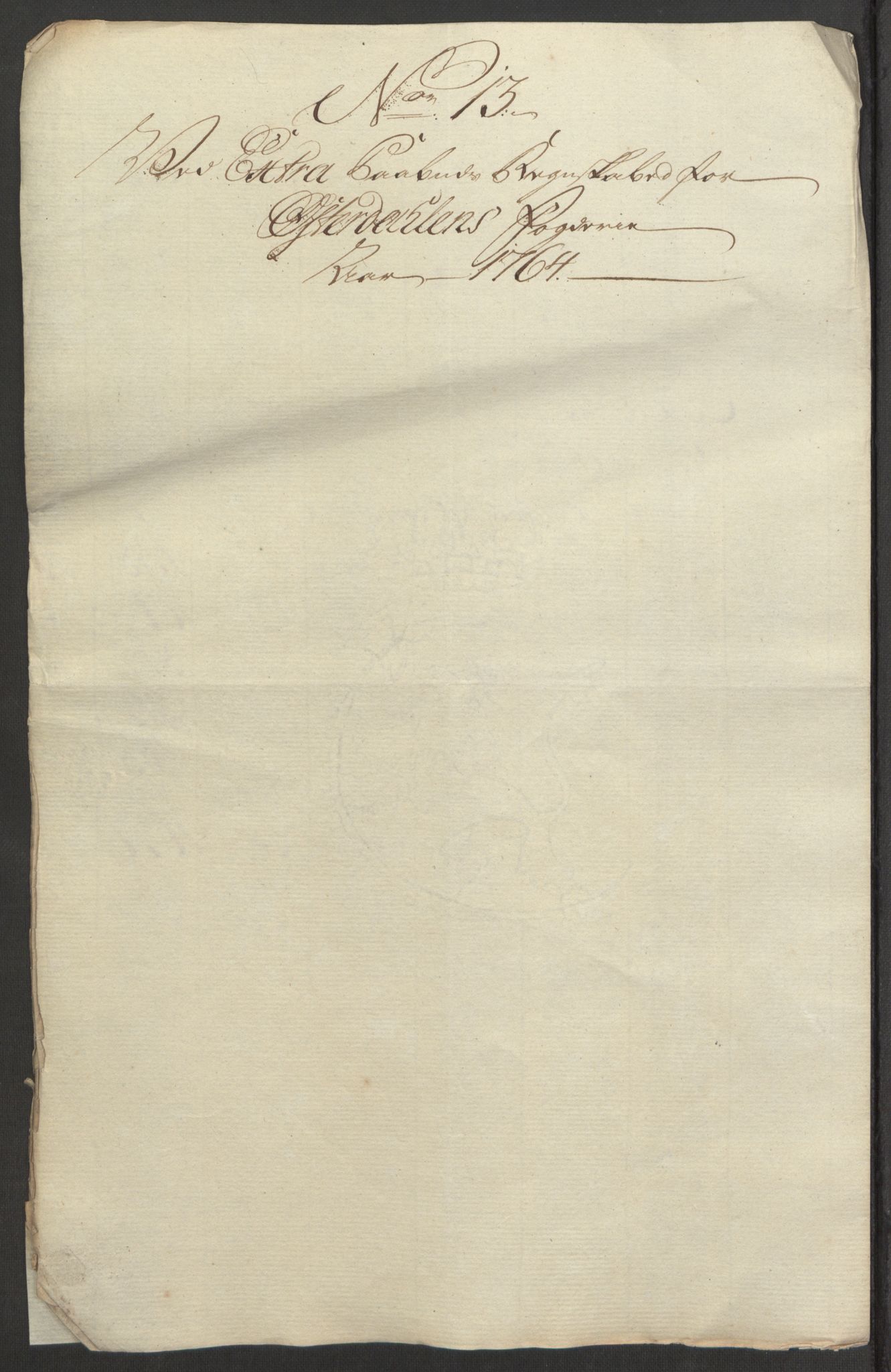 Rentekammeret inntil 1814, Reviderte regnskaper, Fogderegnskap, RA/EA-4092/R15/L1014: Ekstraskatten Østerdal, 1762-1764, p. 537