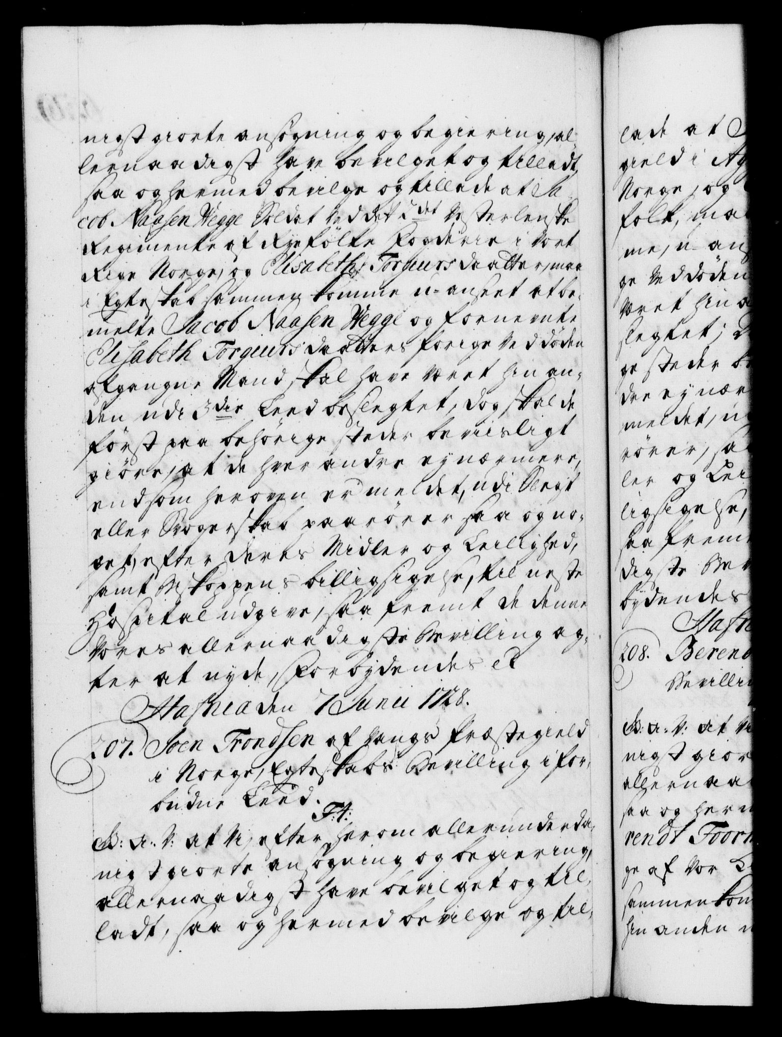 Danske Kanselli 1572-1799, AV/RA-EA-3023/F/Fc/Fca/Fcaa/L0025: Norske registre, 1726-1728, p. 659b