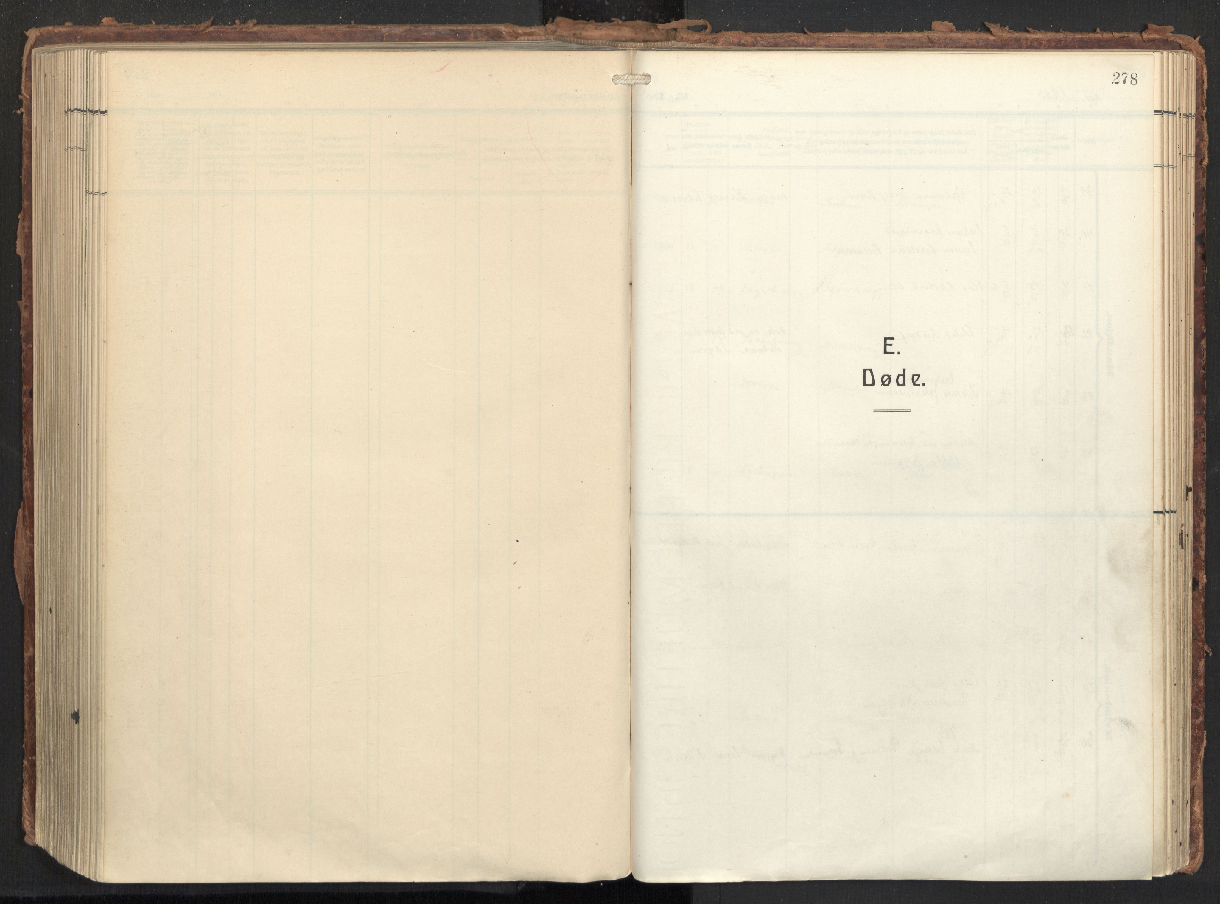 Ministerialprotokoller, klokkerbøker og fødselsregistre - Nordland, AV/SAT-A-1459/874/L1064: Parish register (official) no. 874A08, 1915-1926, p. 278