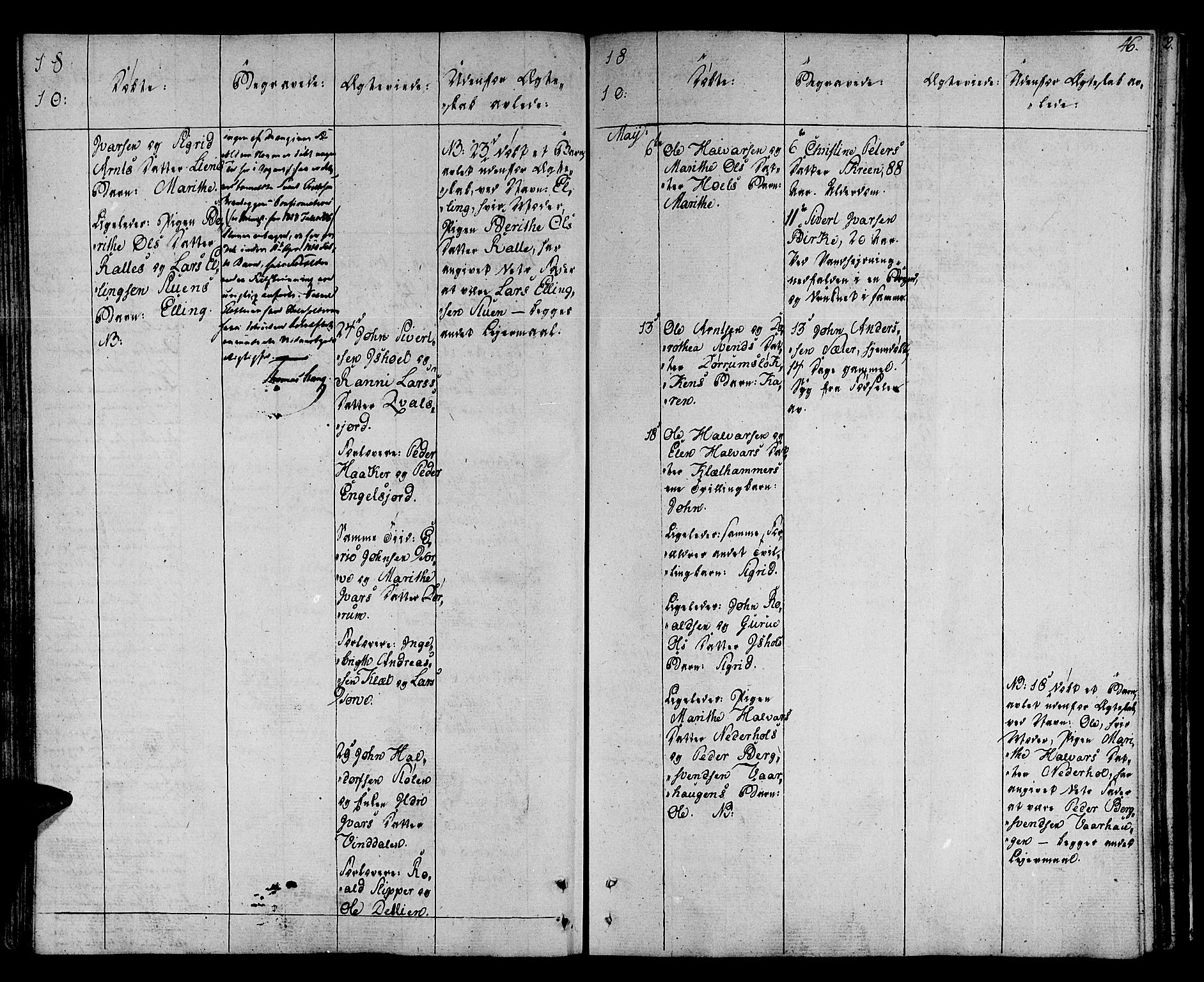 Ministerialprotokoller, klokkerbøker og fødselsregistre - Sør-Trøndelag, AV/SAT-A-1456/678/L0894: Parish register (official) no. 678A04, 1806-1815, p. 46