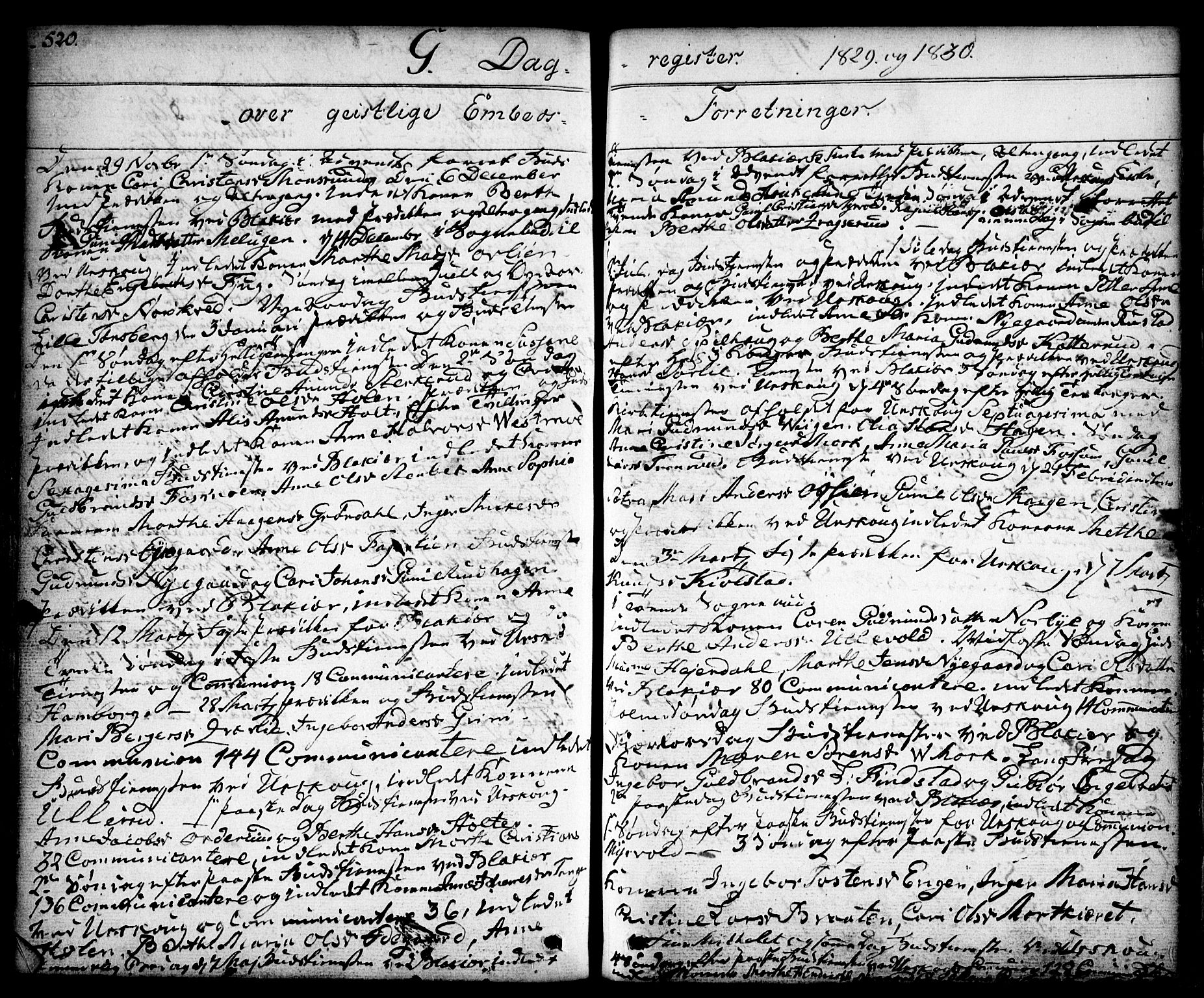 Aurskog prestekontor Kirkebøker, AV/SAO-A-10304a/F/Fa/L0006: Parish register (official) no. I 6, 1829-1853, p. 520