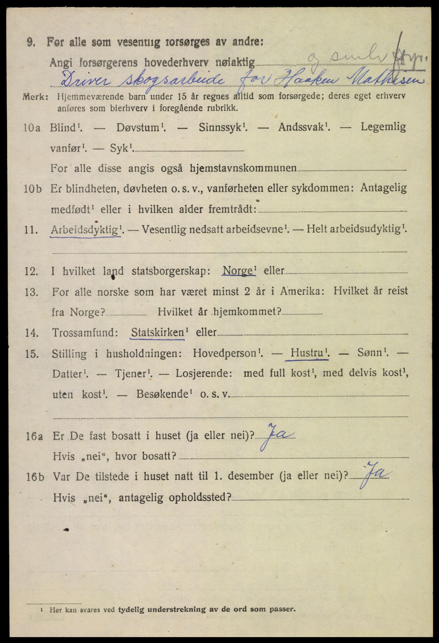 SAH, 1920 census for Østre Toten, 1920, p. 22051