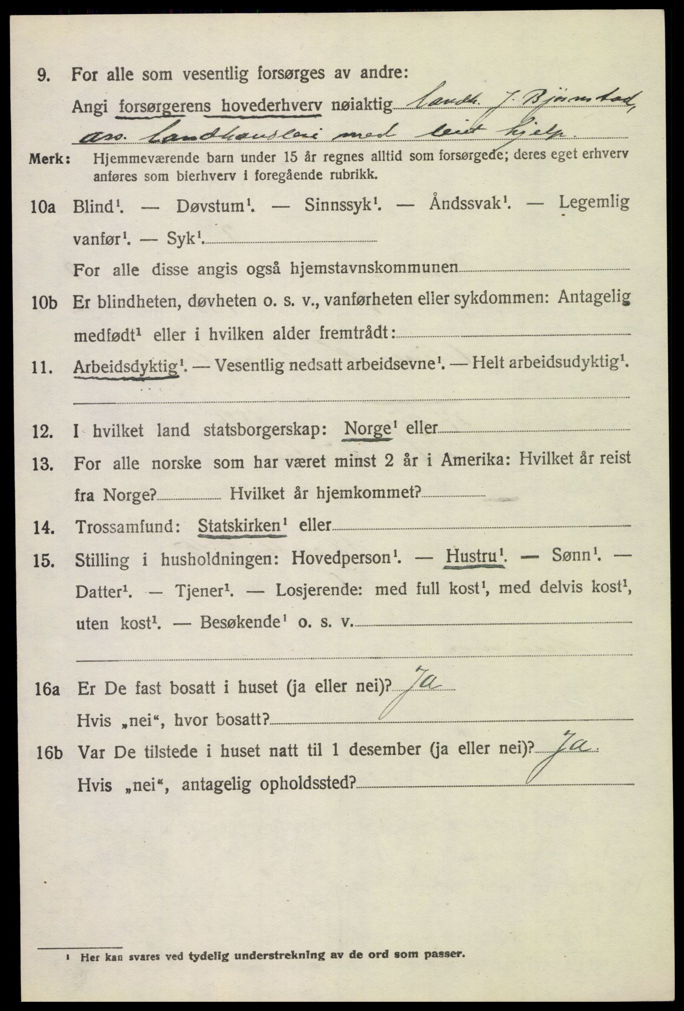 SAH, 1920 census for Ringsaker, 1920, p. 6363