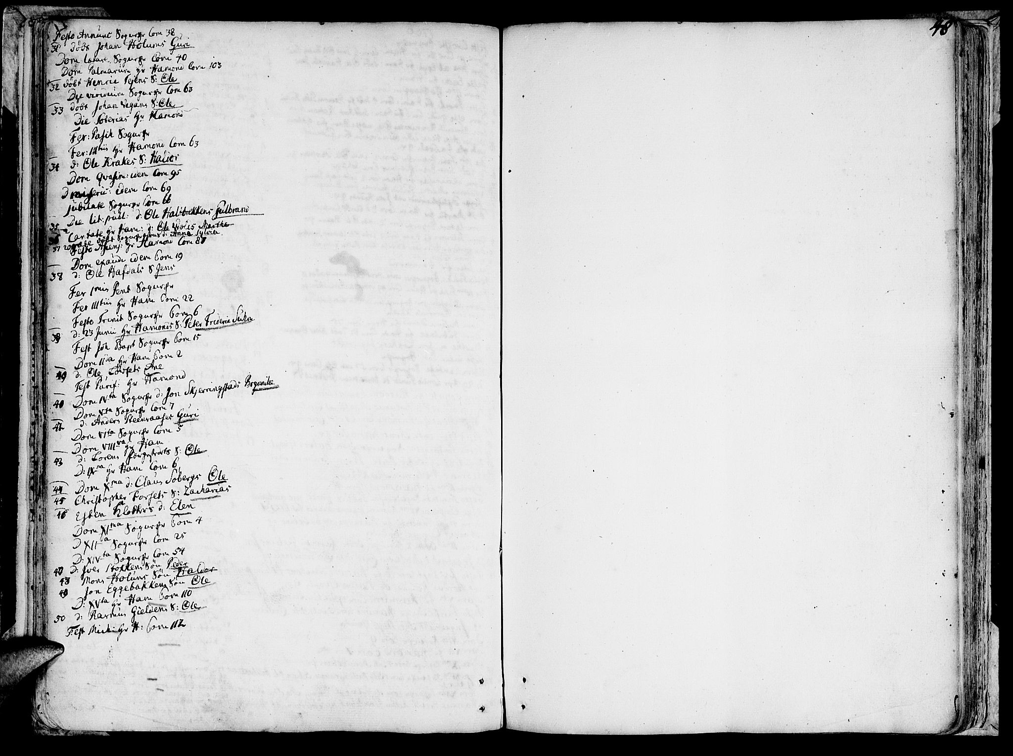 Ministerialprotokoller, klokkerbøker og fødselsregistre - Sør-Trøndelag, SAT/A-1456/691/L1057: Parish register (official) no. 691A01 /1, 1740-1767, p. 48