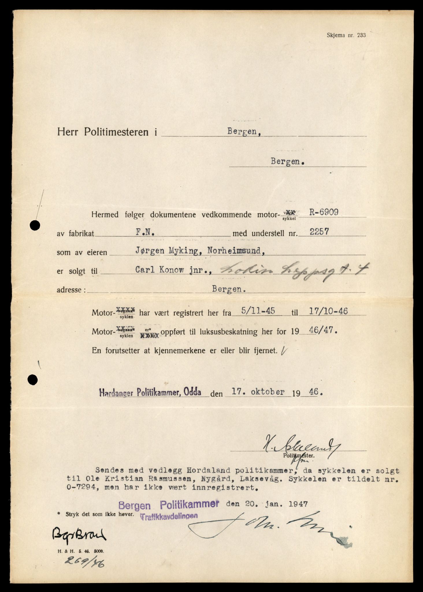 Møre og Romsdal vegkontor - Ålesund trafikkstasjon, AV/SAT-A-4099/F/Fe/L0037: Registreringskort for kjøretøy T 13031 - T 13179, 1927-1998, p. 189