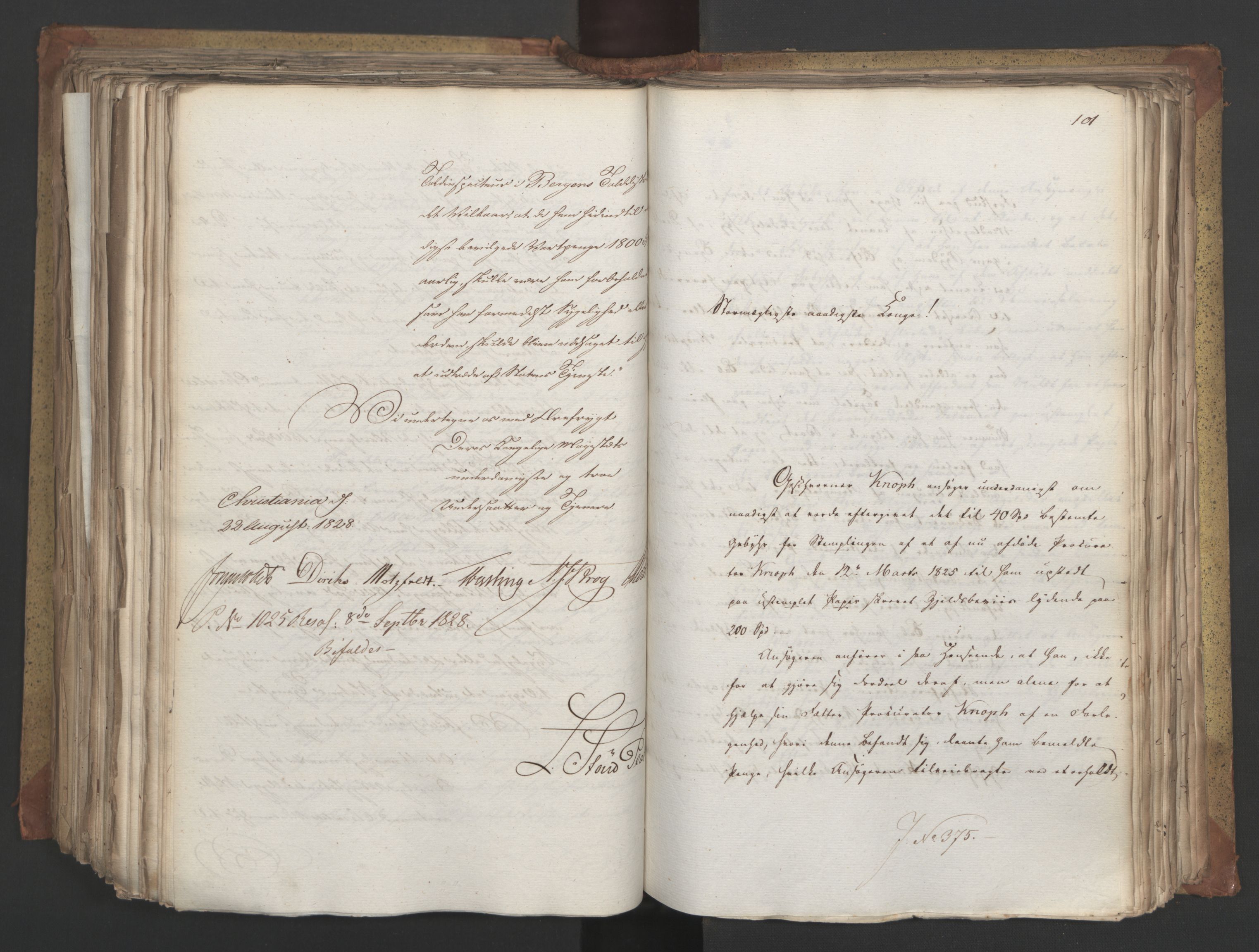 Statsrådsavdelingen i Stockholm, AV/RA-S-1003/D/Da/L0055: Regjeringsinnstillinger nr. 231-435, 1828, p. 472