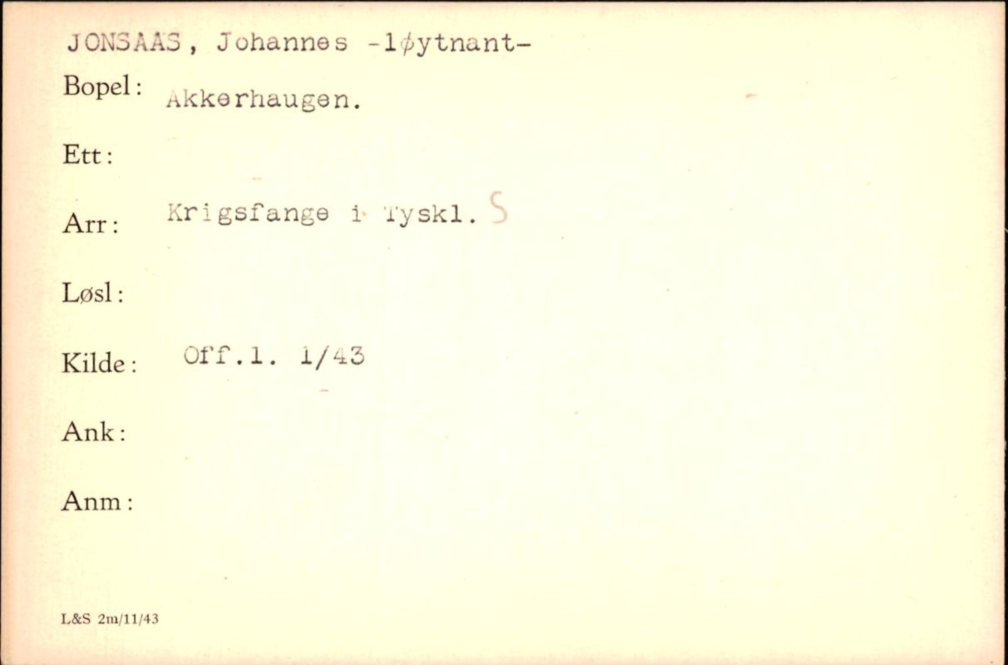 Forsvaret, Forsvarets krigshistoriske avdeling, AV/RA-RAFA-2017/Y/Yf/L0200: II-C-11-2102  -  Norske krigsfanger i Tyskland, 1940-1945, p. 535