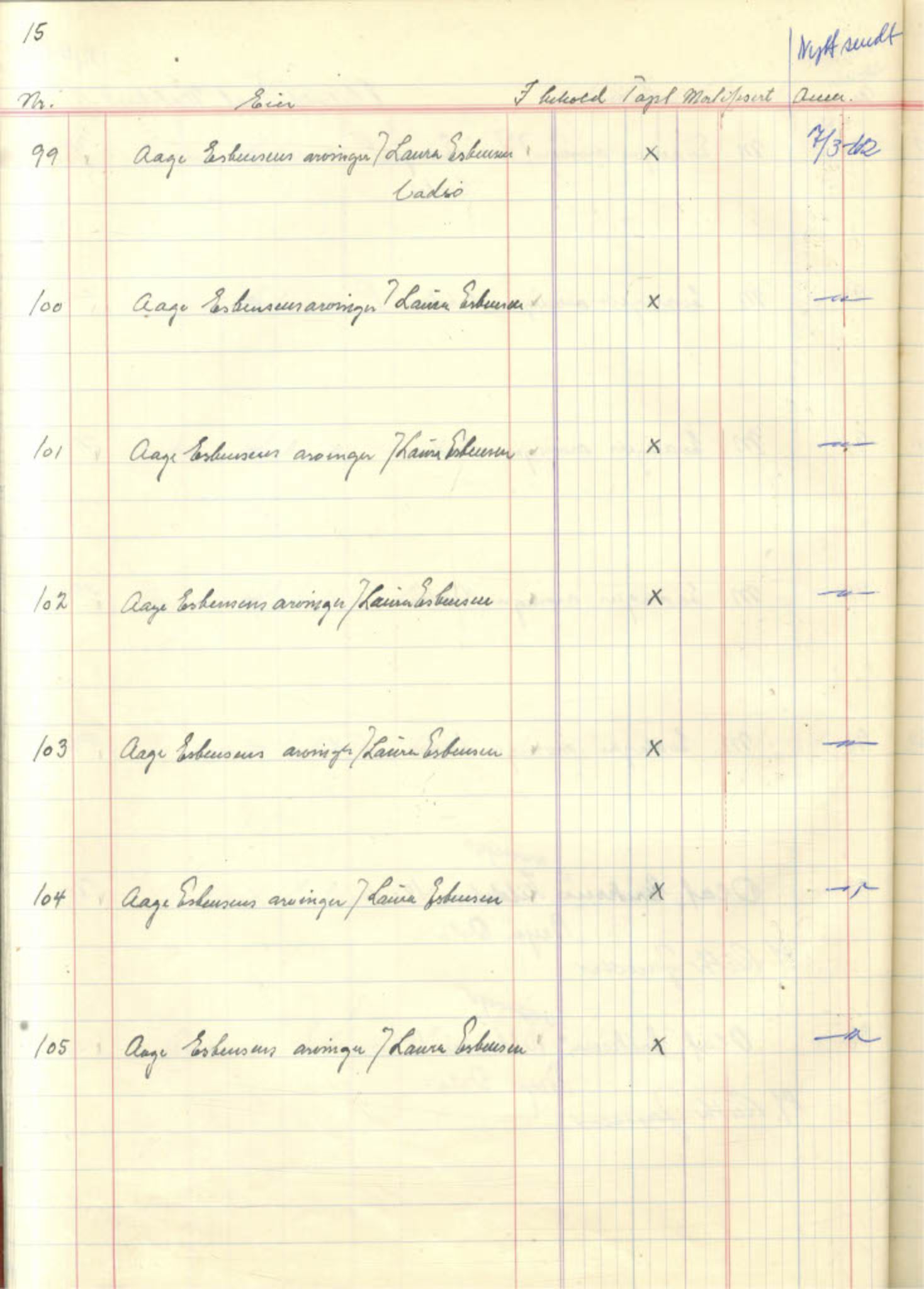  Polarbil AS, FMFB/A-1033/F/Fa/L0002: Aksjeprotokoll, 1961-1962, p. 44