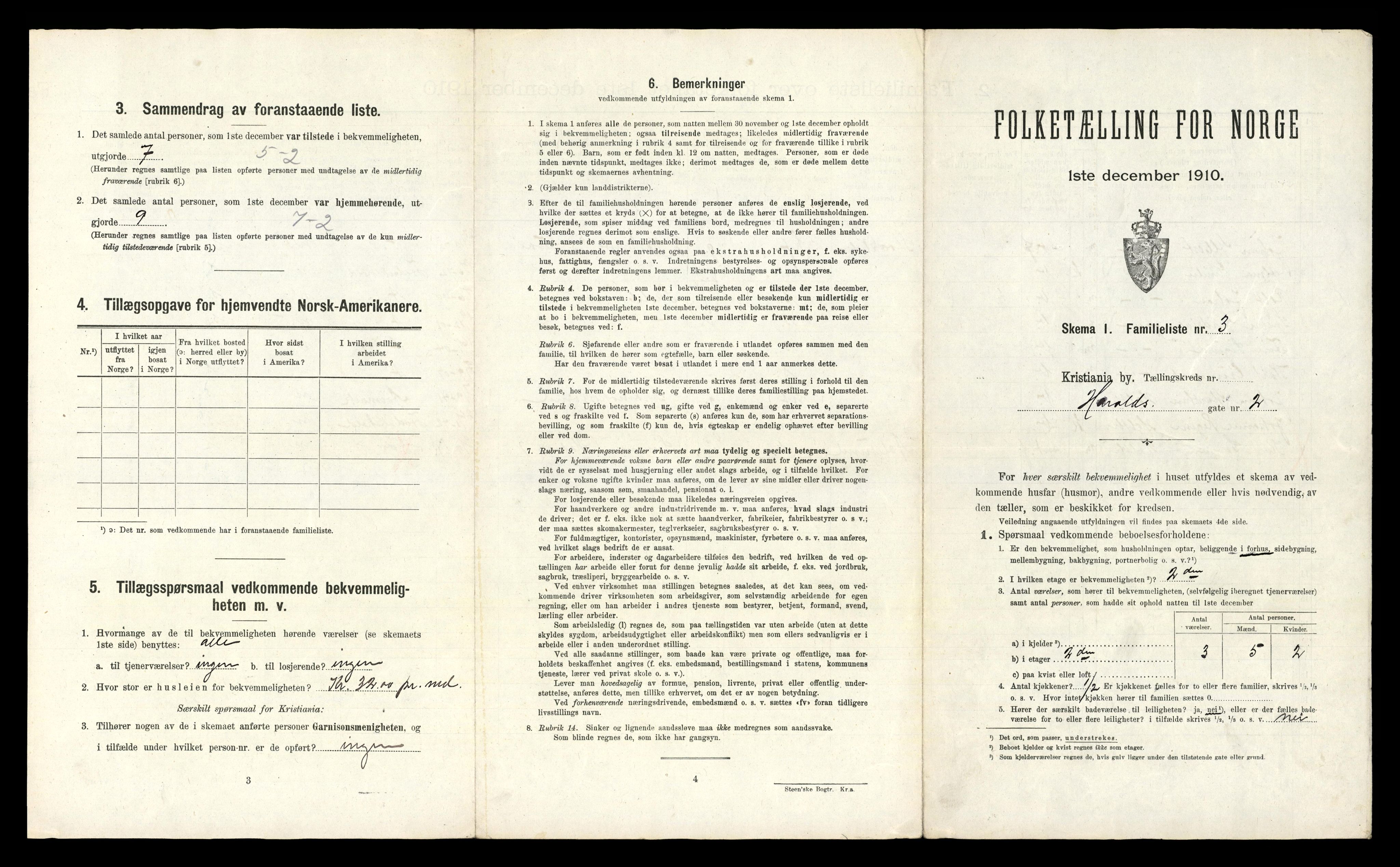 RA, 1910 census for Kristiania, 1910, p. 34725