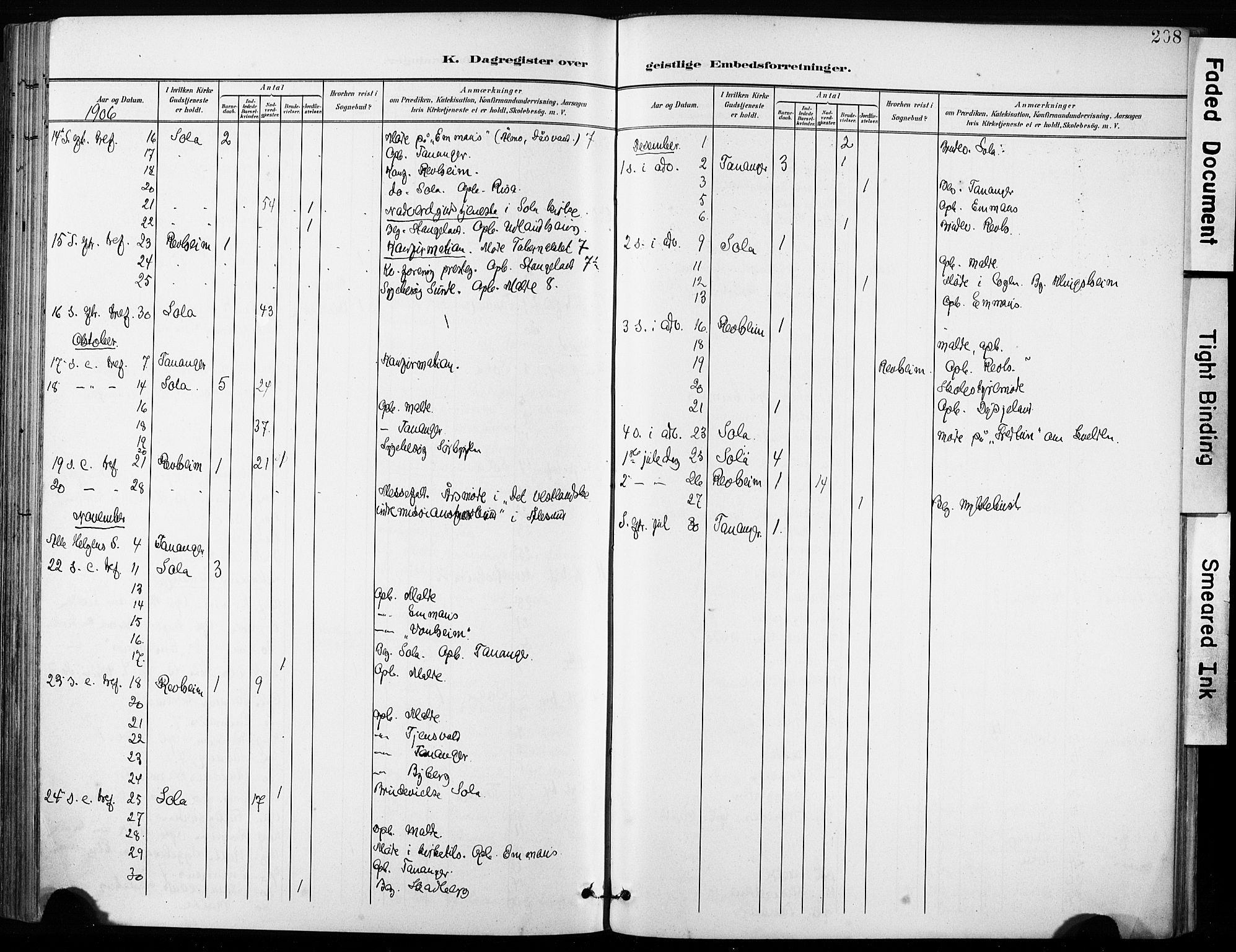 Håland sokneprestkontor, AV/SAST-A-101802/001/30BA/L0013: Parish register (official) no. A 12, 1901-1913, p. 208