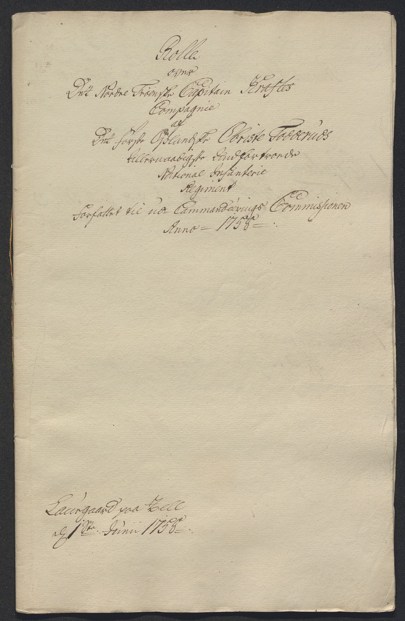 Kommanderende general (KG I) med Det norske krigsdirektorium, AV/RA-EA-5419/E/Ec/L0021: Ruller over nedkommanderte mannskap, 1758-1762, p. 138