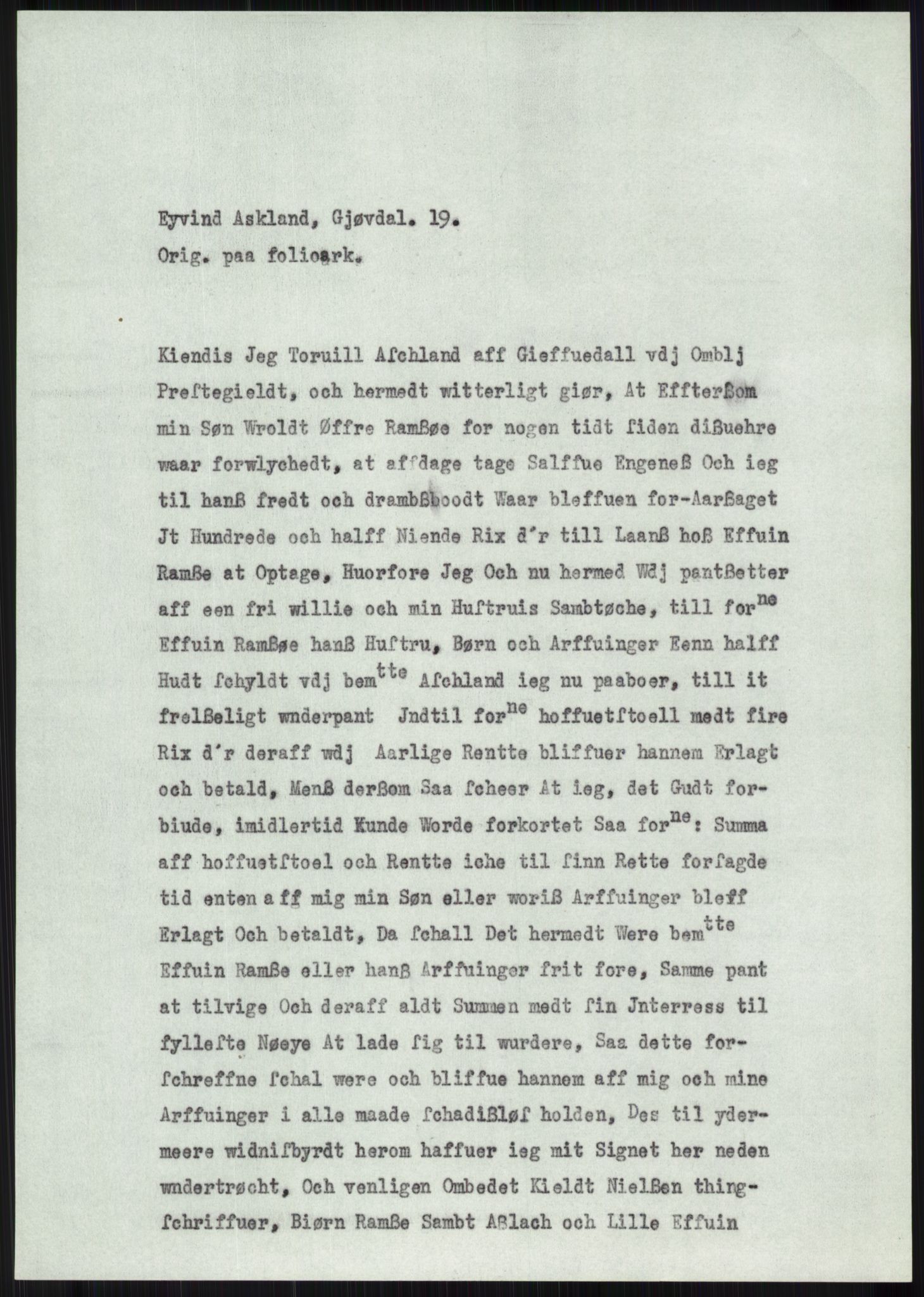 Samlinger til kildeutgivelse, Diplomavskriftsamlingen, AV/RA-EA-4053/H/Ha, p. 270