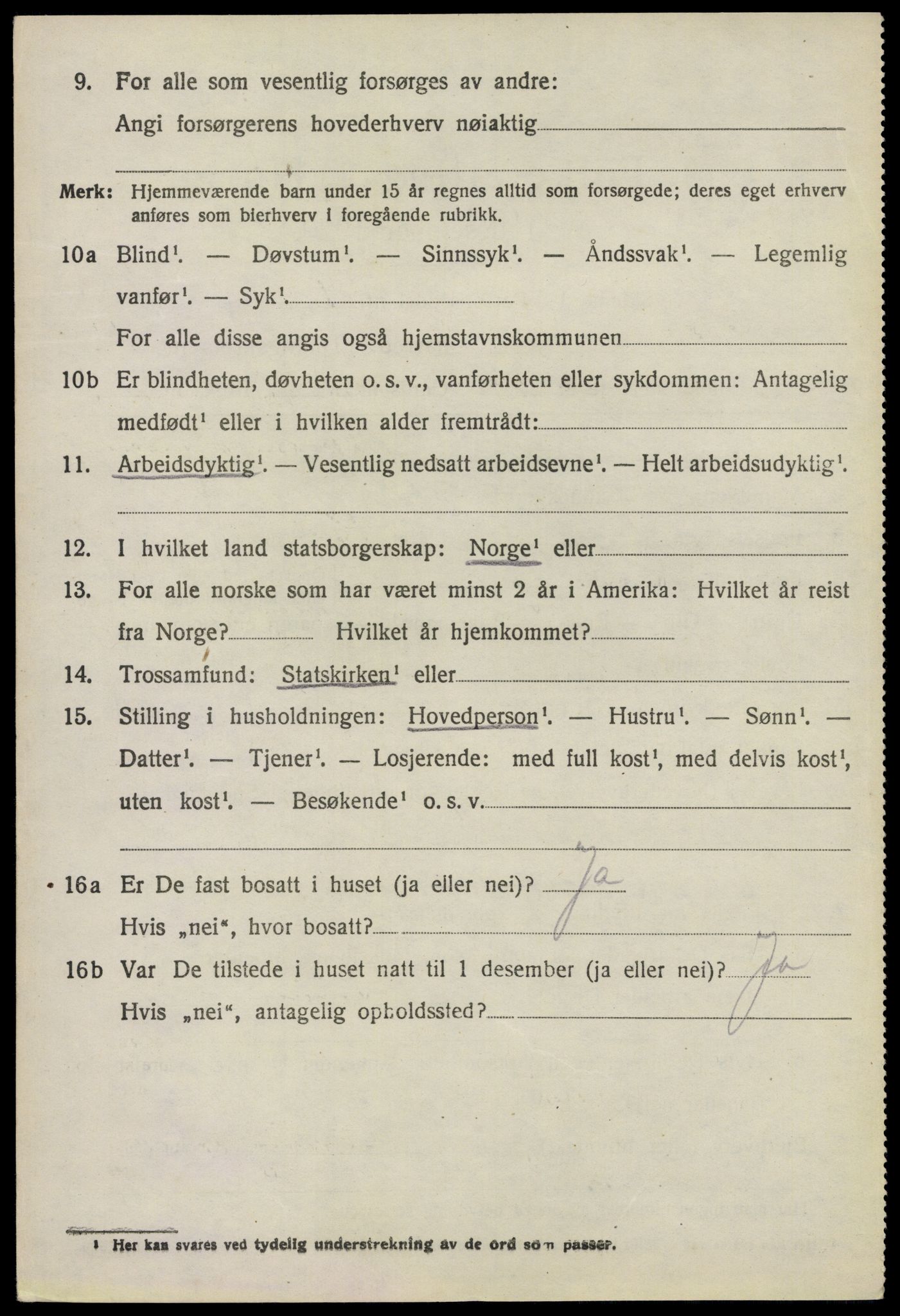 SAO, 1920 census for Høland, 1920, p. 11946