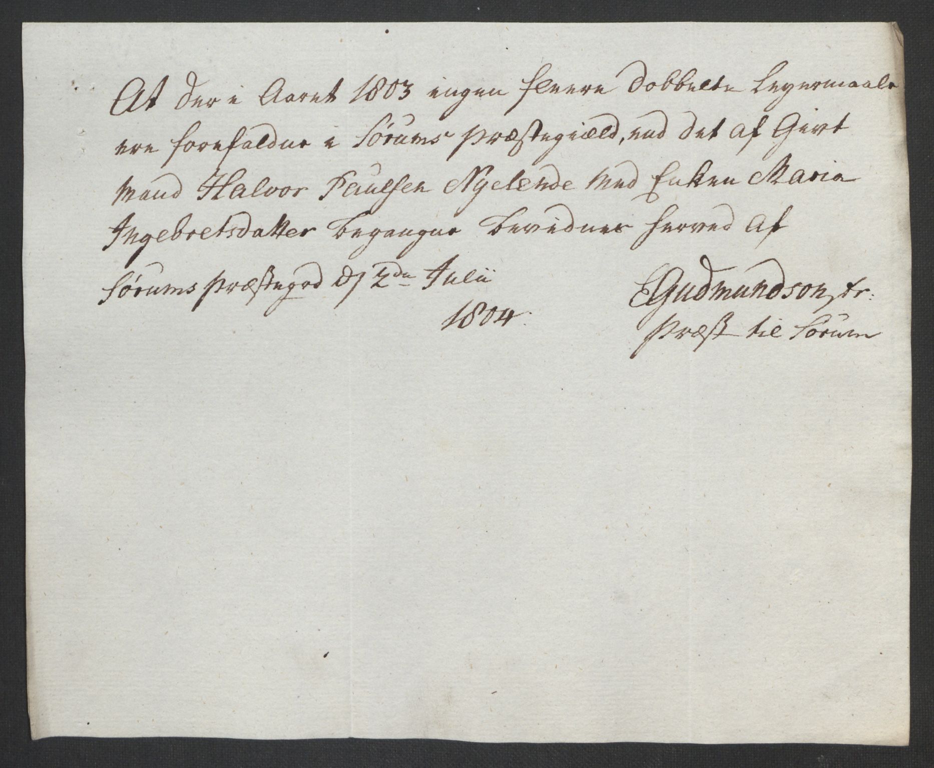 Rentekammeret inntil 1814, Reviderte regnskaper, Fogderegnskap, AV/RA-EA-4092/R11/L0679: Fogderegnskap Nedre Romerike, 1803, p. 213