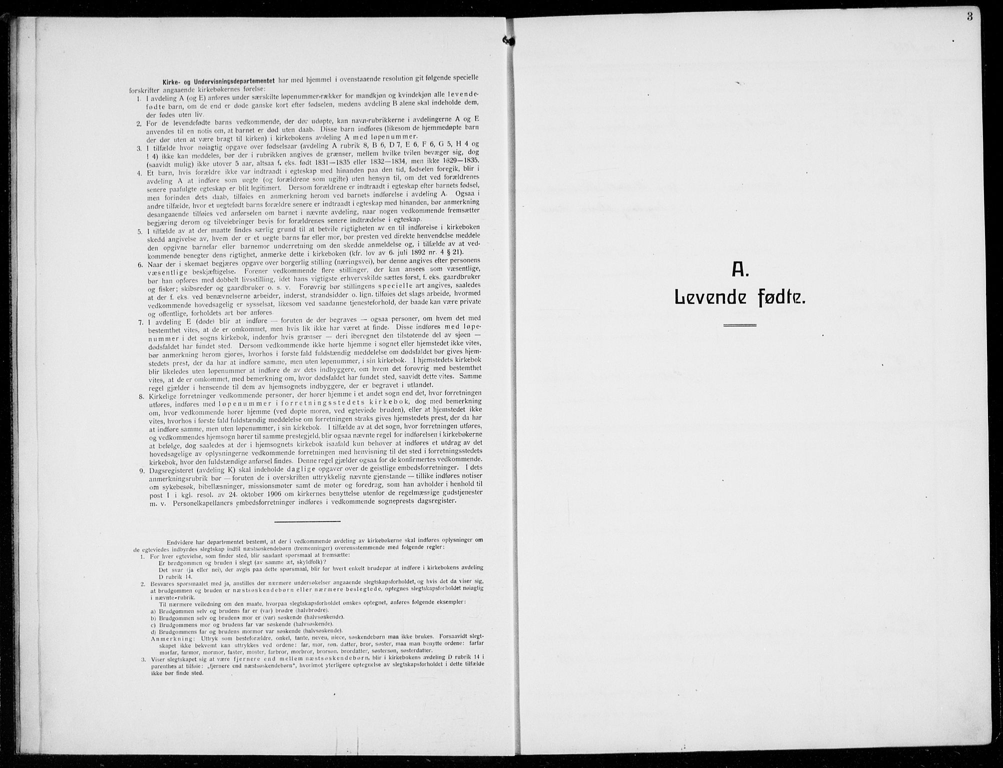 Austevoll sokneprestembete, AV/SAB-A-74201/H/Ha/Hab/Haba/L0006: Parish register (copy) no. A  6, 1925-1938, p. 3