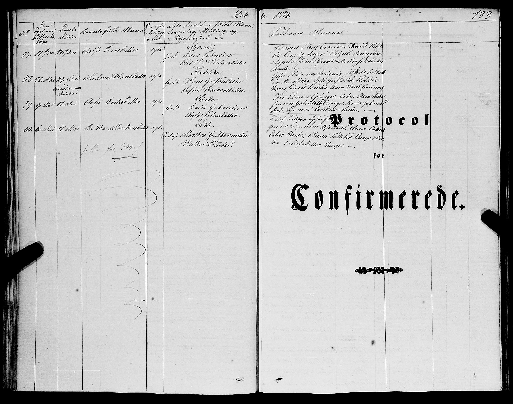 Kvinnherad sokneprestembete, SAB/A-76401/H/Haa: Parish register (official) no. A 7, 1843-1853, p. 133