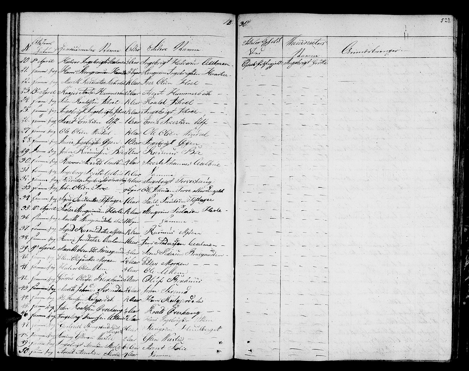 Ministerialprotokoller, klokkerbøker og fødselsregistre - Sør-Trøndelag, AV/SAT-A-1456/678/L0897: Parish register (official) no. 678A06-07, 1821-1847, p. 523