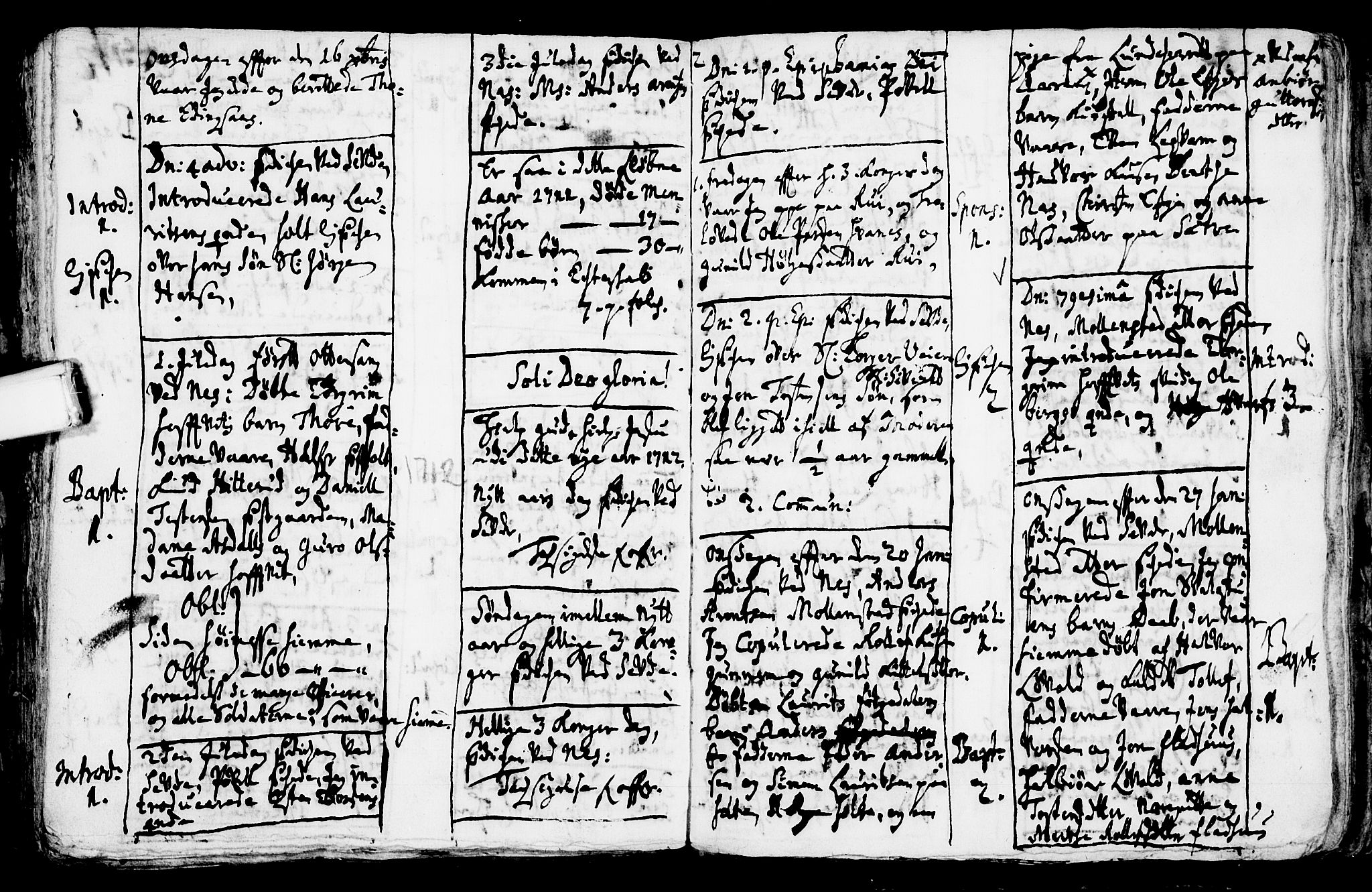 Sauherad kirkebøker, AV/SAKO-A-298/F/Fa/L0002: Parish register (official) no. I 2, 1681-1720