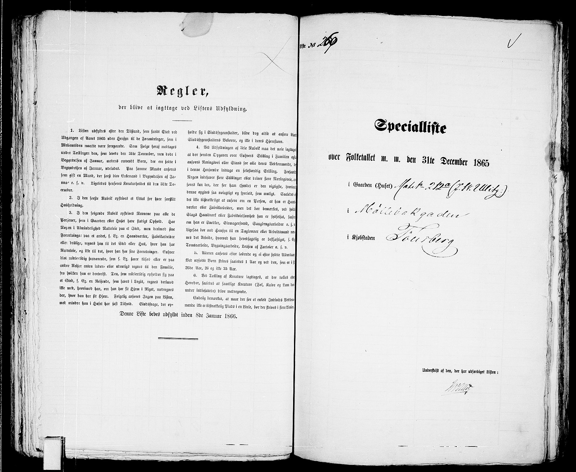 RA, 1865 census for Tønsberg, 1865, p. 562