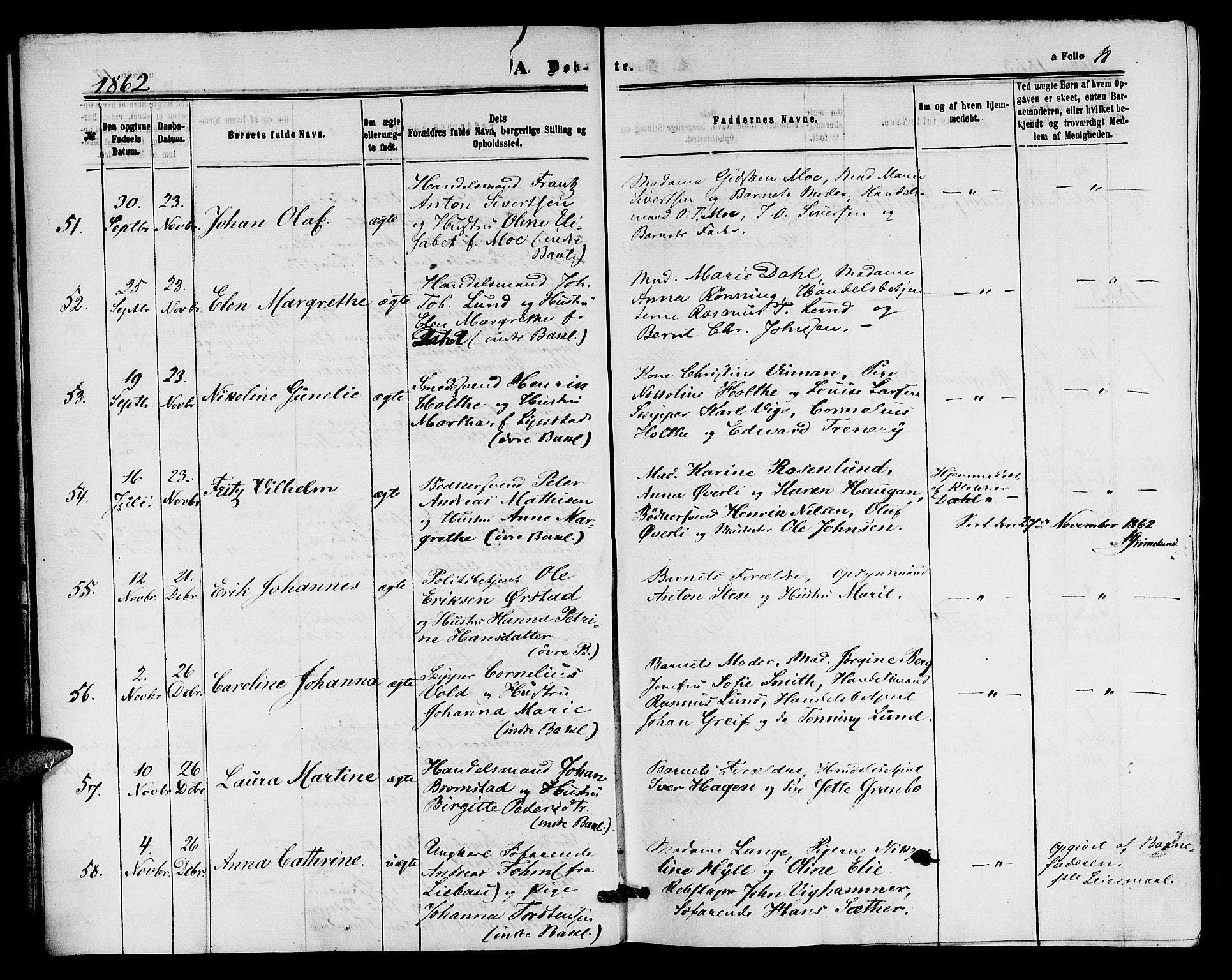 Ministerialprotokoller, klokkerbøker og fødselsregistre - Sør-Trøndelag, SAT/A-1456/604/L0185: Parish register (official) no. 604A06, 1861-1865, p. 18