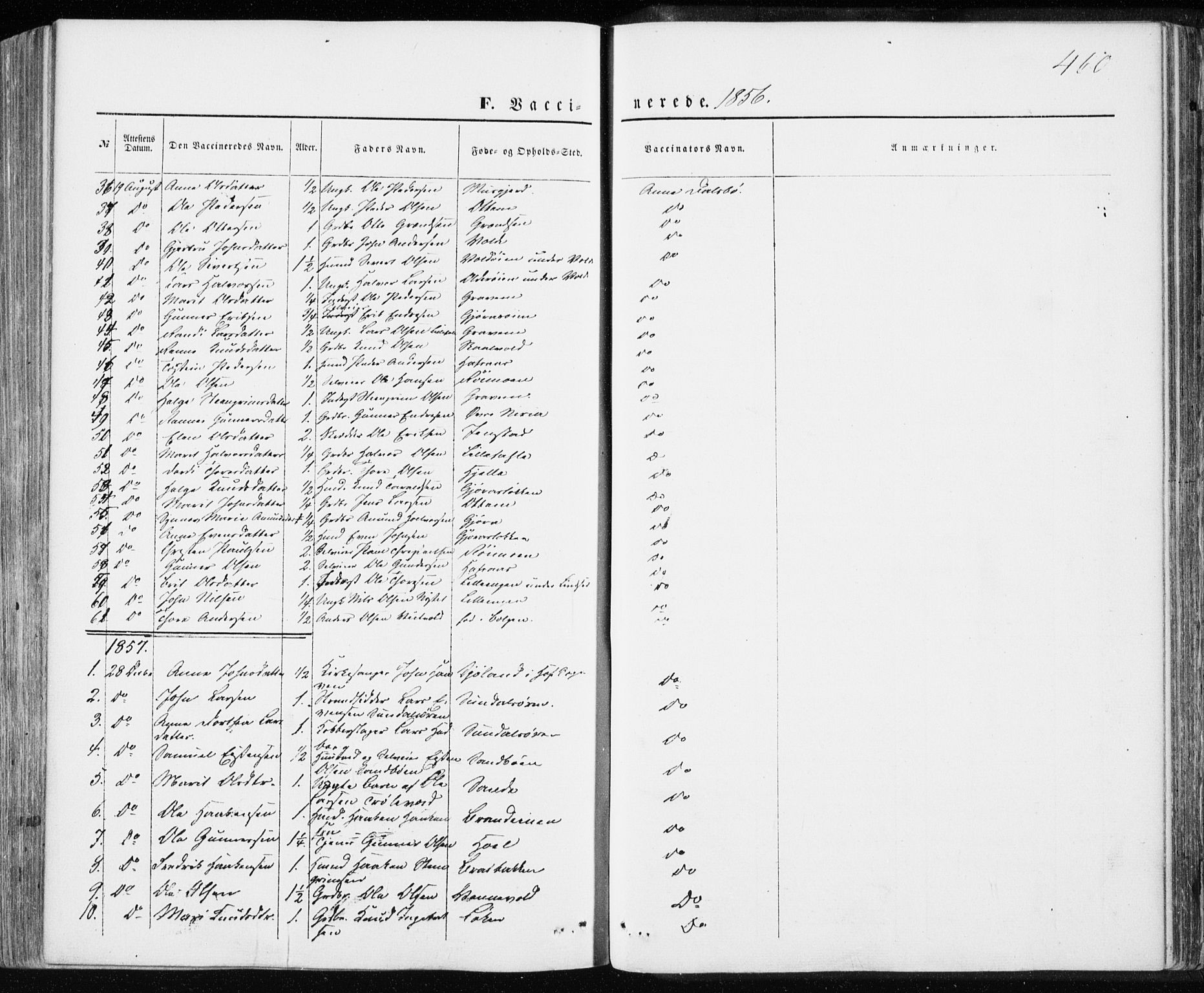 Ministerialprotokoller, klokkerbøker og fødselsregistre - Møre og Romsdal, SAT/A-1454/590/L1013: Parish register (official) no. 590A05, 1847-1877, p. 460