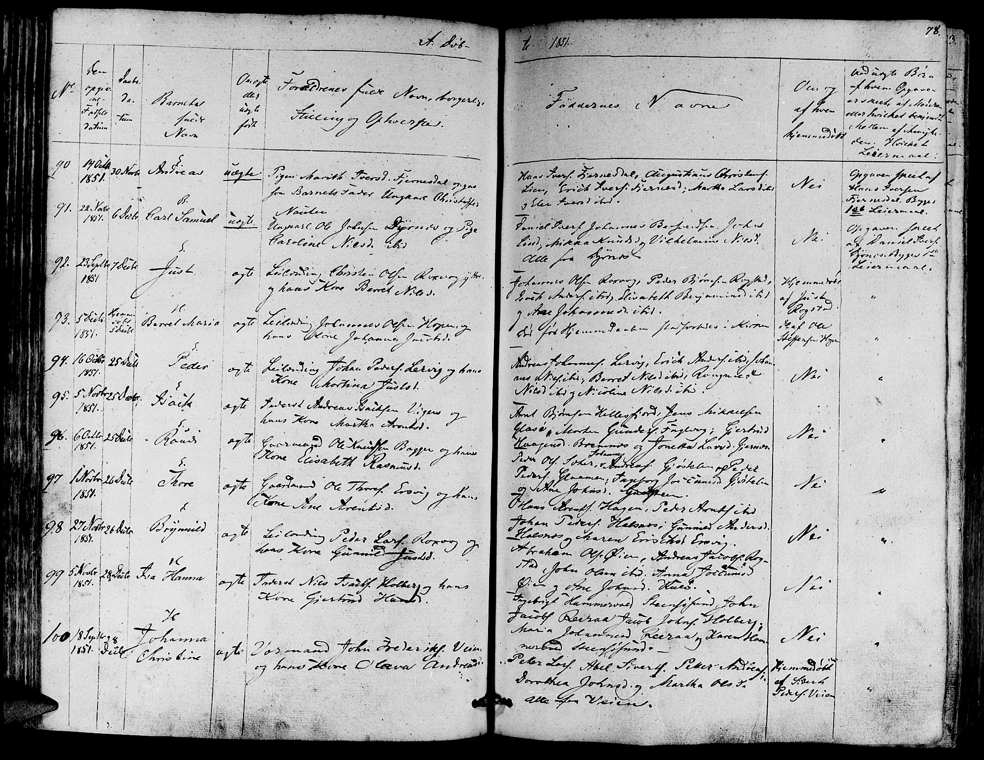 Ministerialprotokoller, klokkerbøker og fødselsregistre - Møre og Romsdal, AV/SAT-A-1454/581/L0936: Parish register (official) no. 581A04, 1836-1852, p. 78