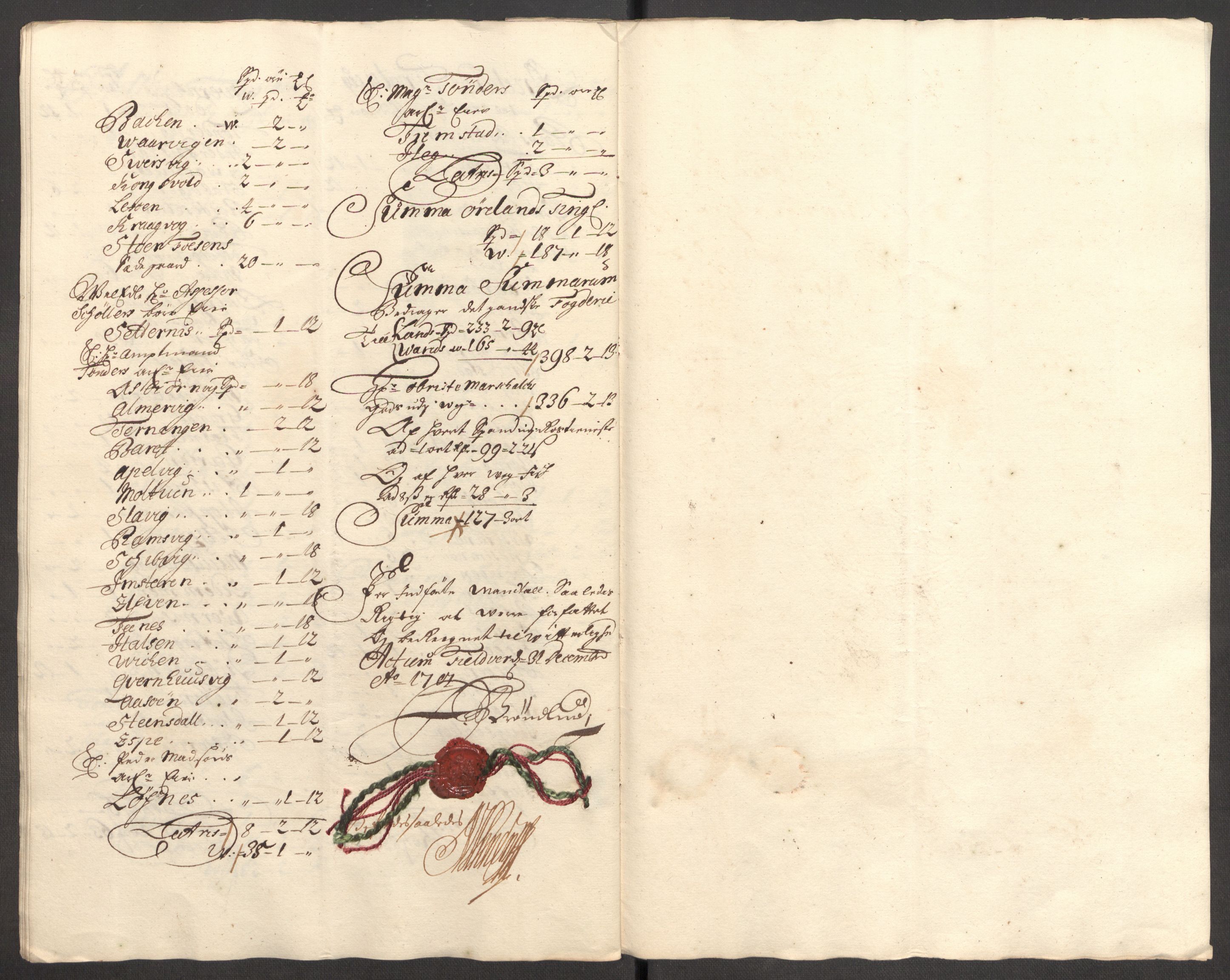 Rentekammeret inntil 1814, Reviderte regnskaper, Fogderegnskap, AV/RA-EA-4092/R57/L3854: Fogderegnskap Fosen, 1700-1701, p. 341