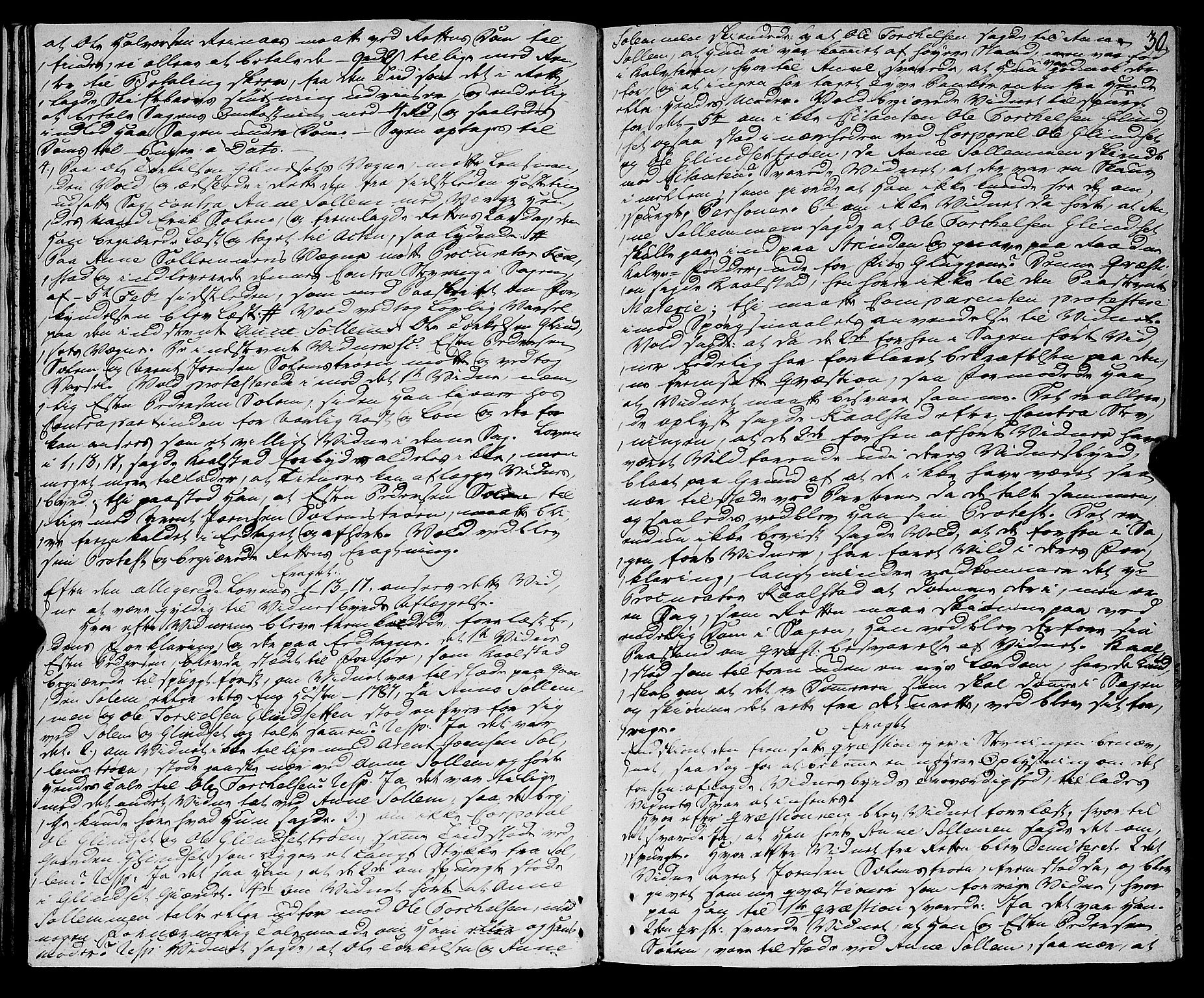 Strinda og Selbu sorenskriveri, AV/SAT-A-0015/1/1A/L0015: Tingbok 14, 1787-1794, p. 29b-30a