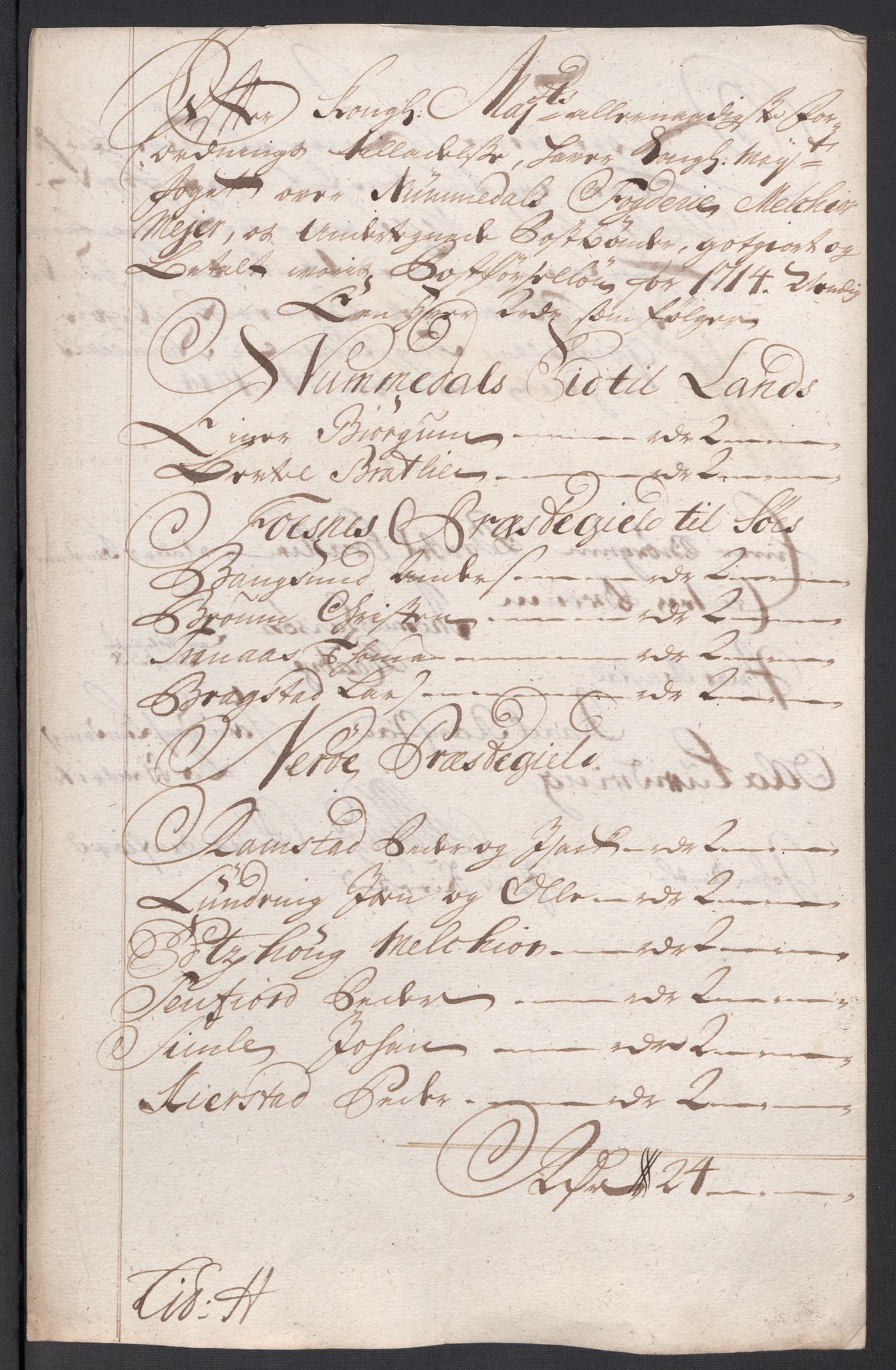 Rentekammeret inntil 1814, Reviderte regnskaper, Fogderegnskap, AV/RA-EA-4092/R64/L4435: Fogderegnskap Namdal, 1714, p. 191