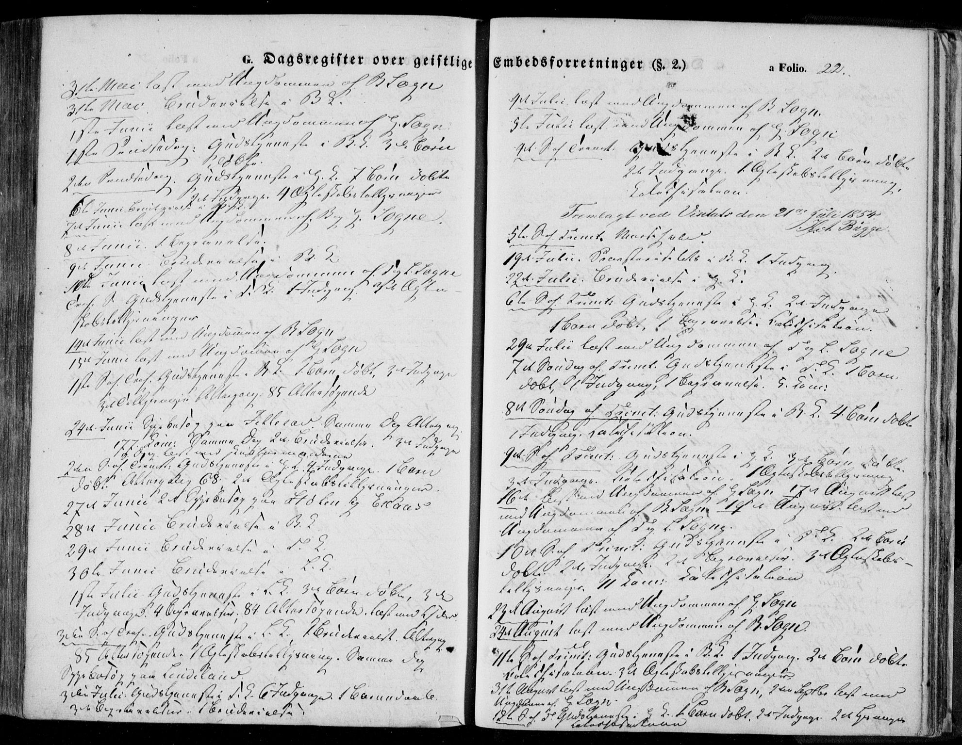 Bakke sokneprestkontor, AV/SAK-1111-0002/F/Fa/Faa/L0005: Parish register (official) no. A 5, 1847-1855, p. 22