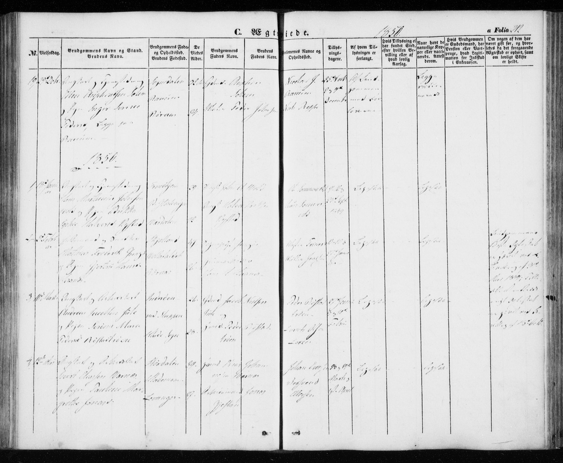 Ministerialprotokoller, klokkerbøker og fødselsregistre - Sør-Trøndelag, AV/SAT-A-1456/606/L0291: Parish register (official) no. 606A06, 1848-1856, p. 212