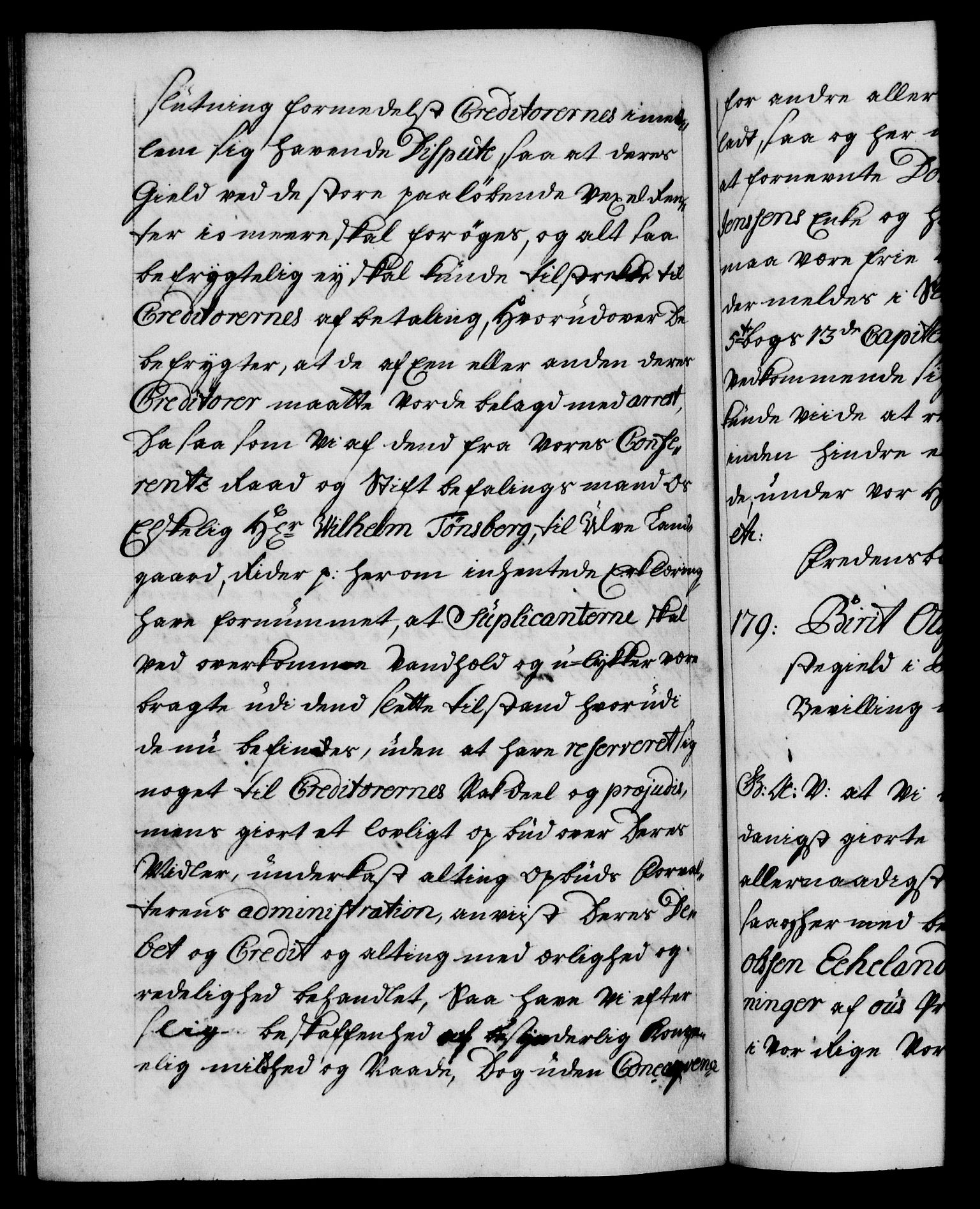 Danske Kanselli 1572-1799, AV/RA-EA-3023/F/Fc/Fca/Fcaa/L0026: Norske registre, 1729-1730, p. 443b