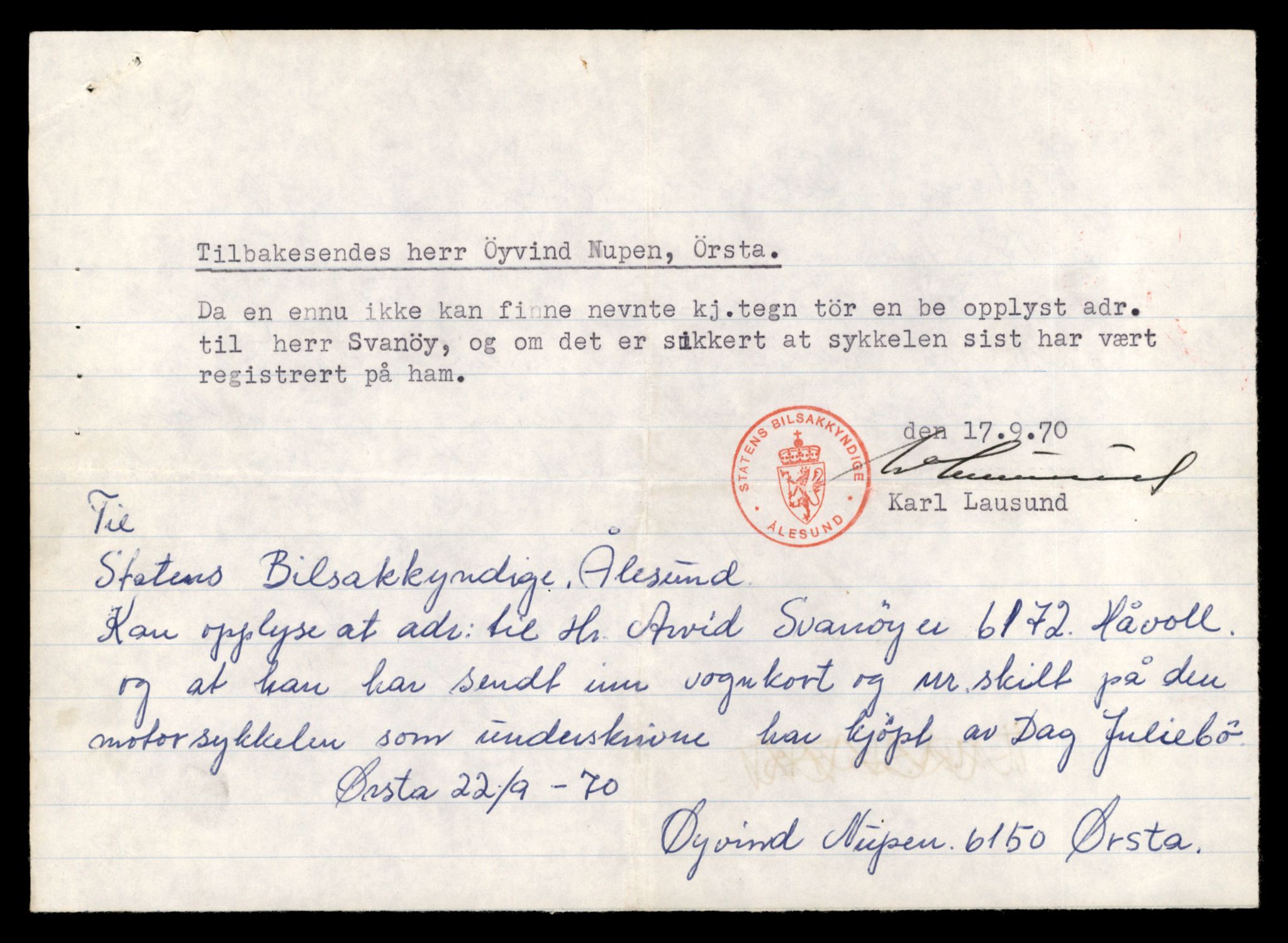 Møre og Romsdal vegkontor - Ålesund trafikkstasjon, AV/SAT-A-4099/F/Fe/L0042: Registreringskort for kjøretøy T 13906 - T 14079, 1927-1998, p. 420
