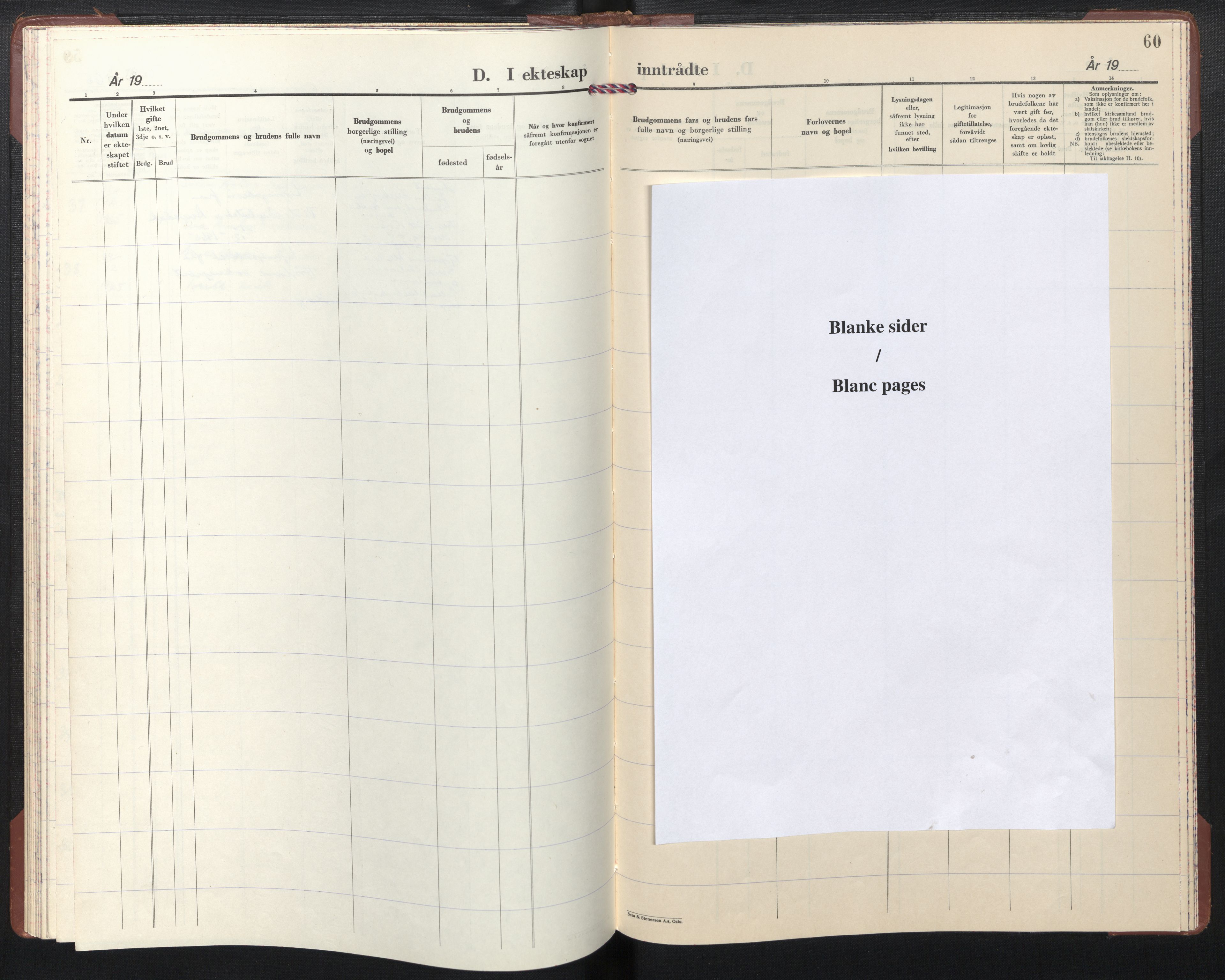 Den norske sjømannsmisjon i utlandet/Gøteborg, AV/SAB-SAB/PA-0109/H/Ha/L0002: Parish register (official) no. A 2, 1961-1965, p. 59b-60a