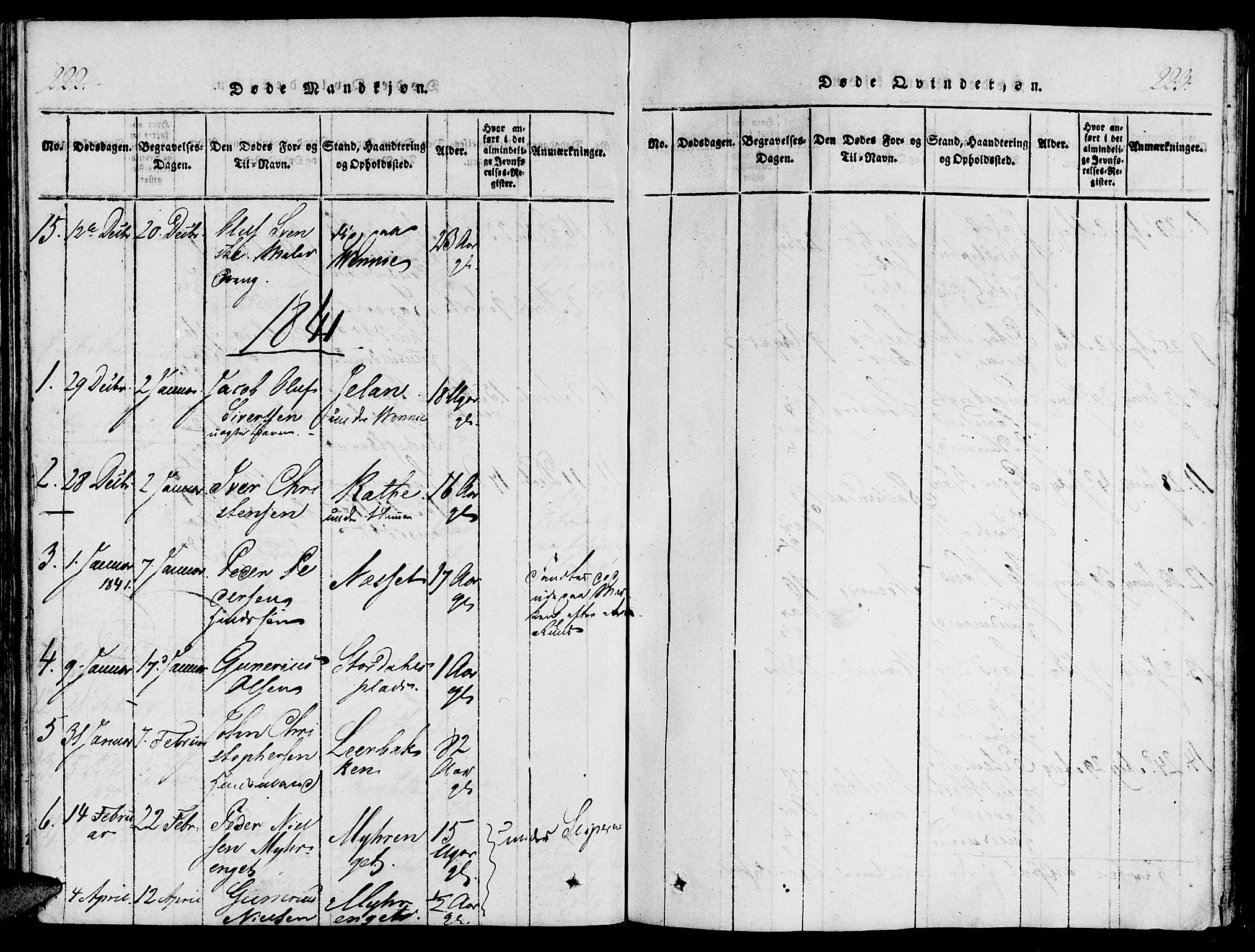 Ministerialprotokoller, klokkerbøker og fødselsregistre - Nord-Trøndelag, SAT/A-1458/733/L0322: Parish register (official) no. 733A01, 1817-1842, p. 222-223