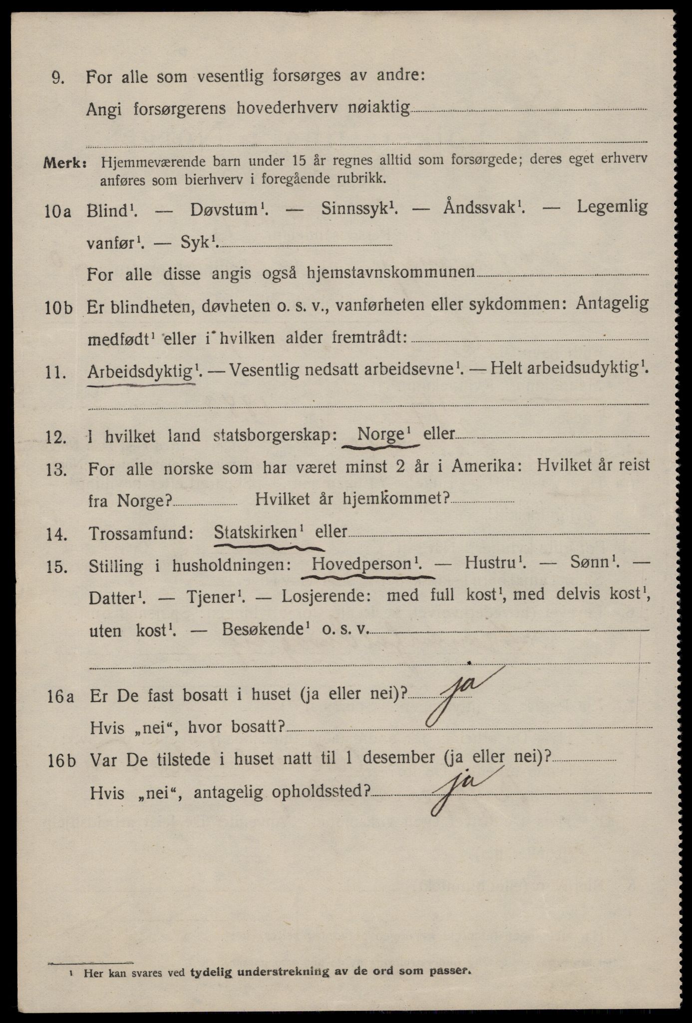 SAST, 1920 census for Stavanger, 1920, p. 69947