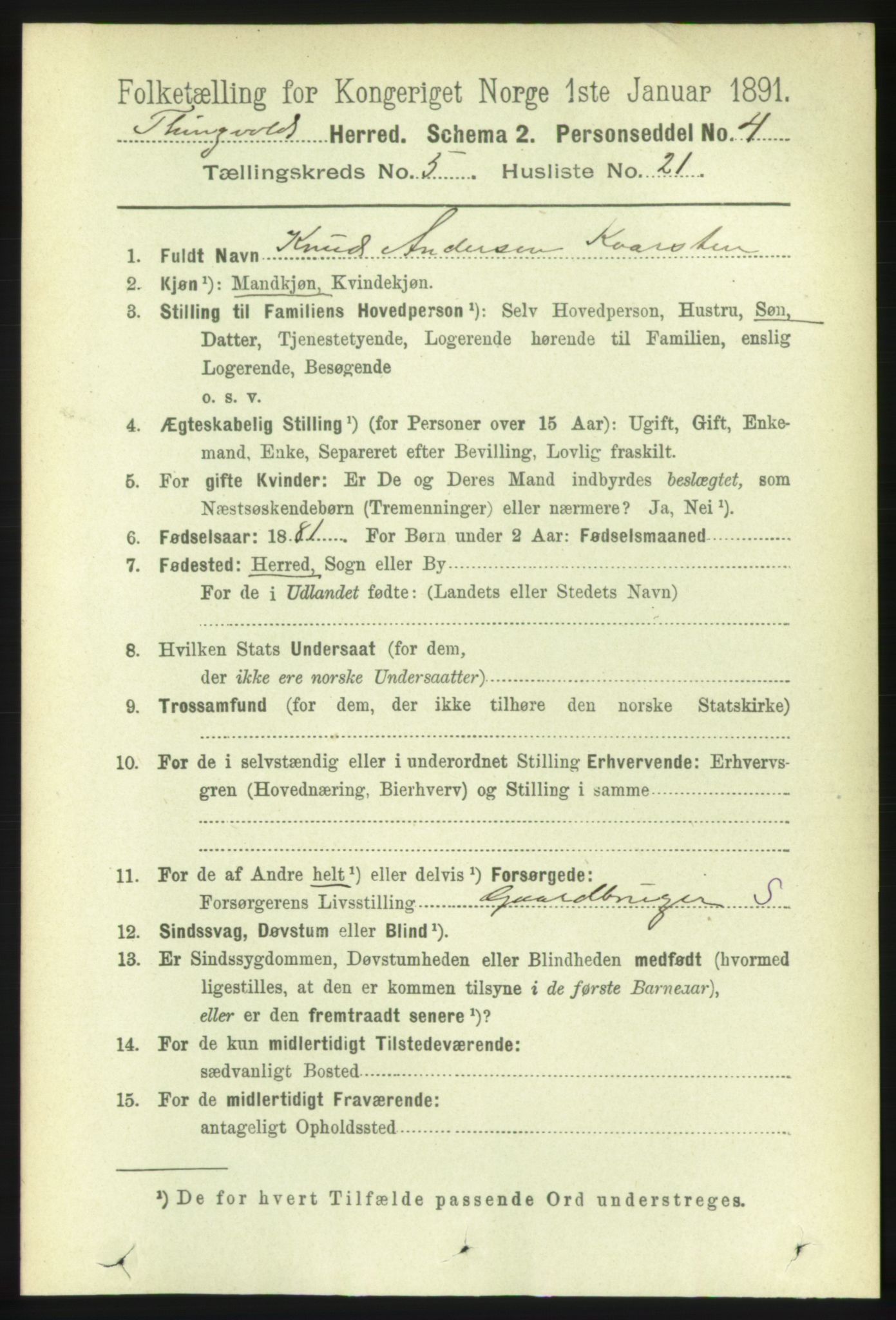 RA, 1891 census for 1560 Tingvoll, 1891, p. 2191