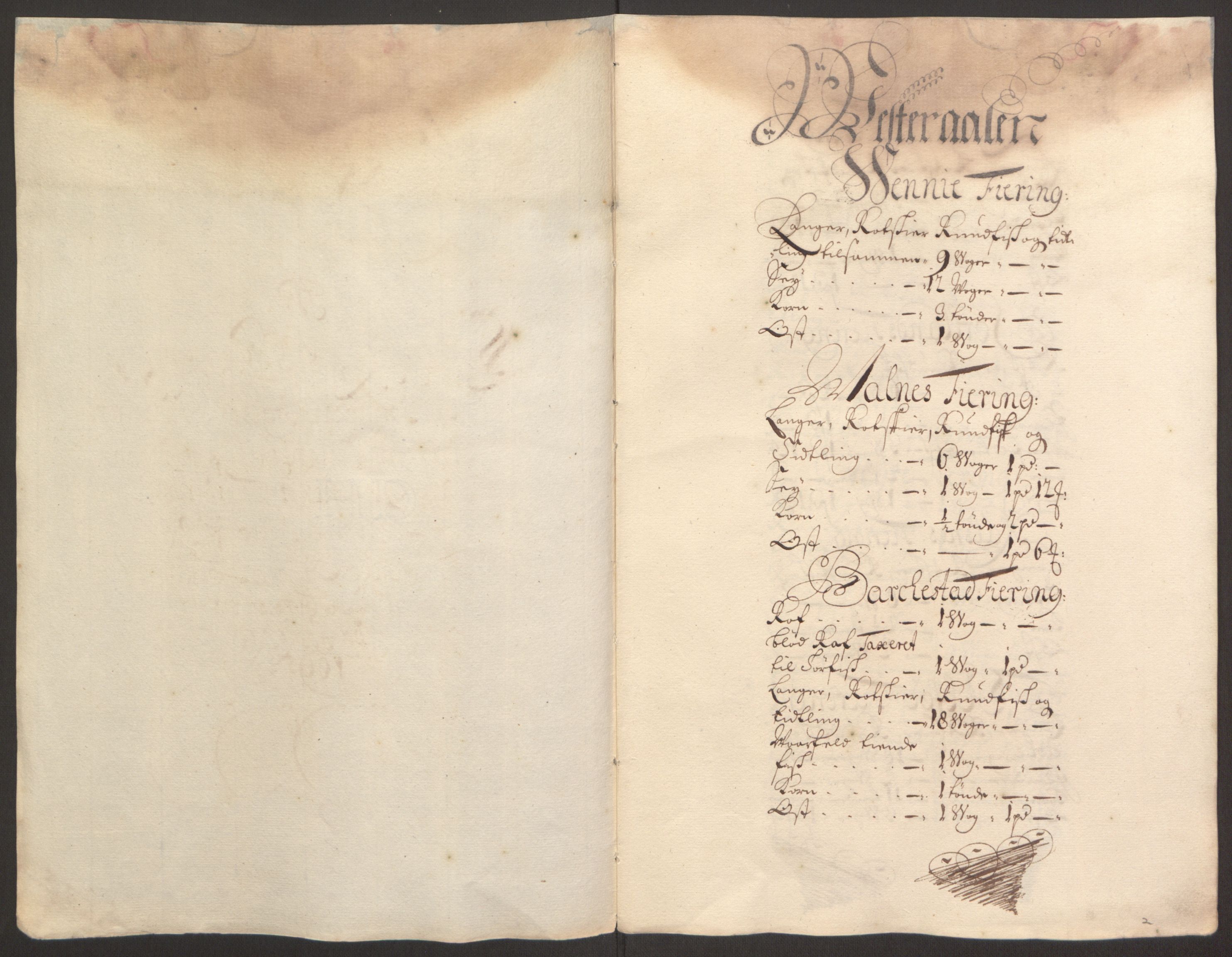 Rentekammeret inntil 1814, Reviderte regnskaper, Fogderegnskap, AV/RA-EA-4092/R67/L4677: Fogderegnskap Vesterålen, Andenes og Lofoten, 1694-1695, p. 227