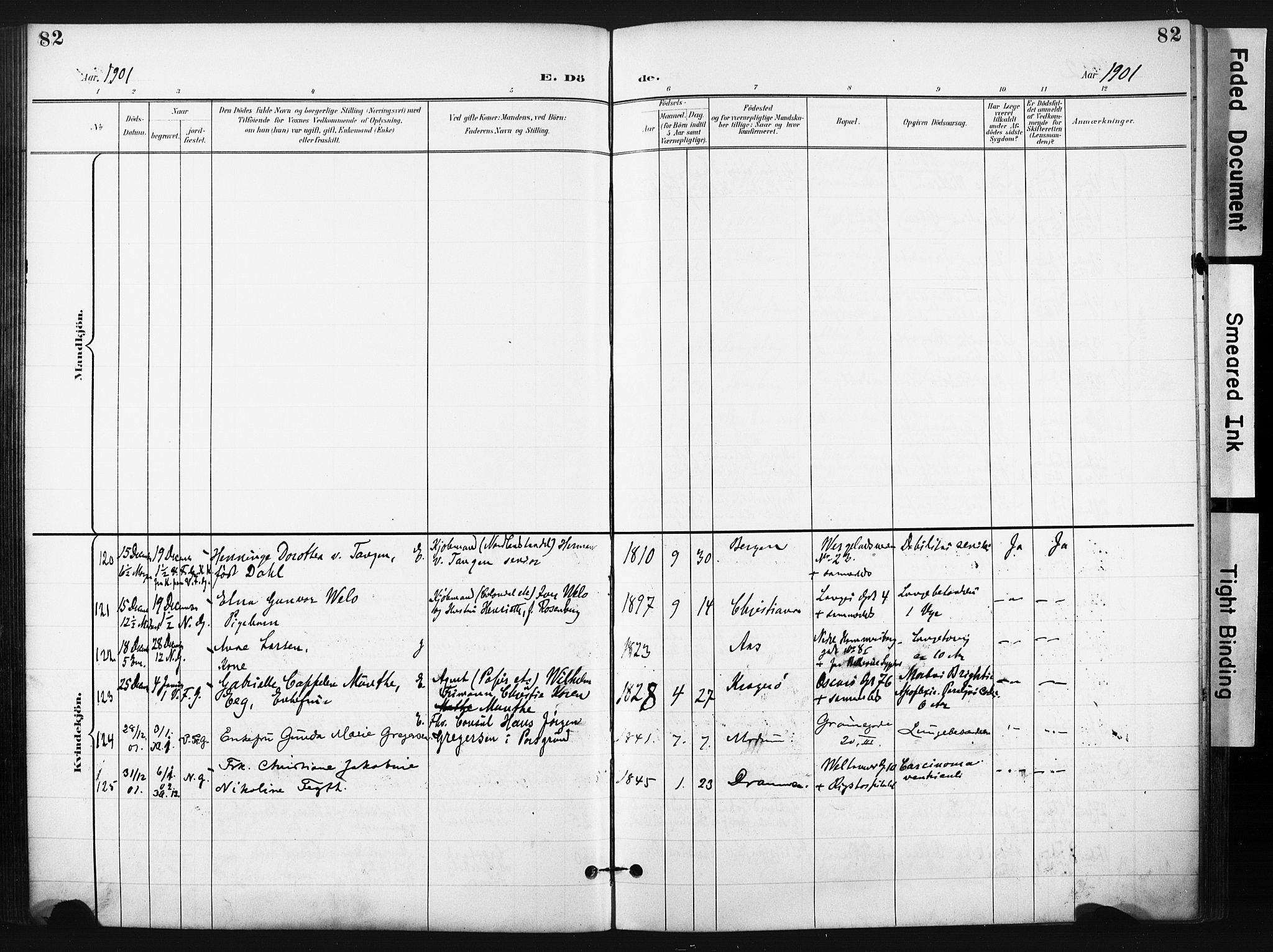 Trefoldighet prestekontor Kirkebøker, SAO/A-10882/F/Fd/L0004: Parish register (official) no. IV 4, 1897-1912, p. 82