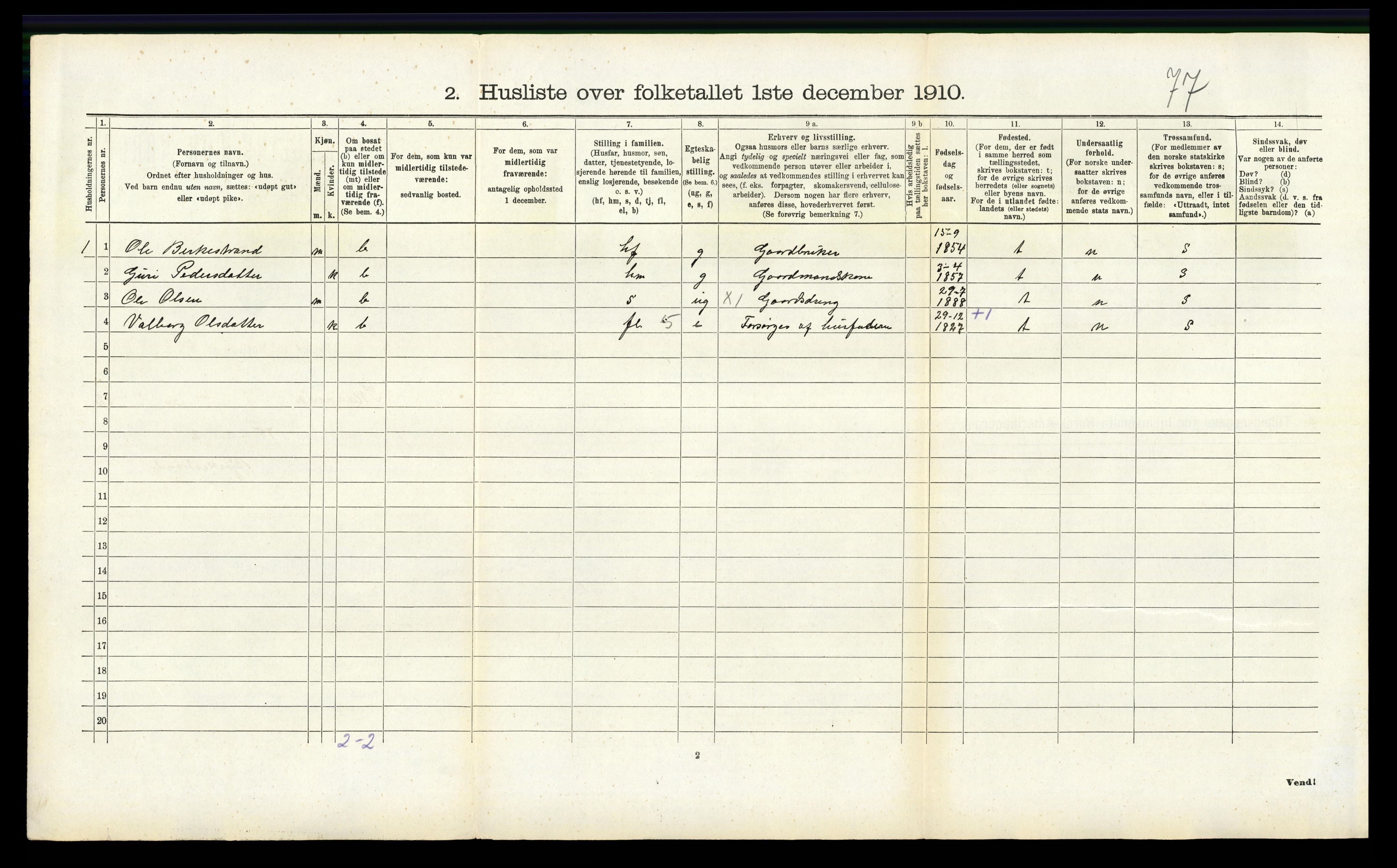 RA, 1910 census for Skånevik, 1910, p. 630