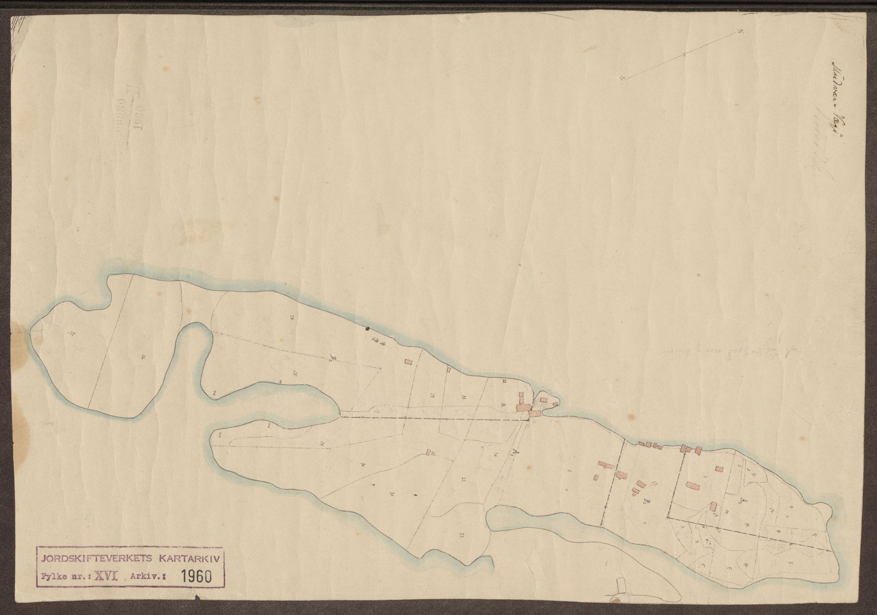 Jordskifteverkets kartarkiv, AV/RA-S-3929/T, 1859-1988, p. 2370