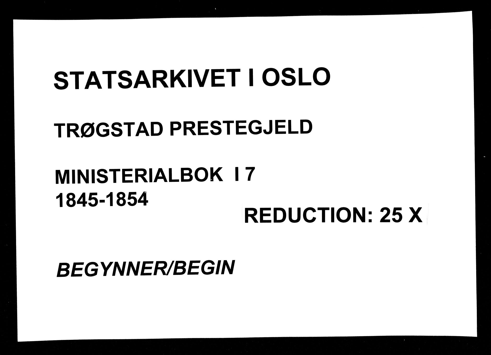 Trøgstad prestekontor Kirkebøker, SAO/A-10925/F/Fa/L0007: Parish register (official) no. I 7, 1845-1854