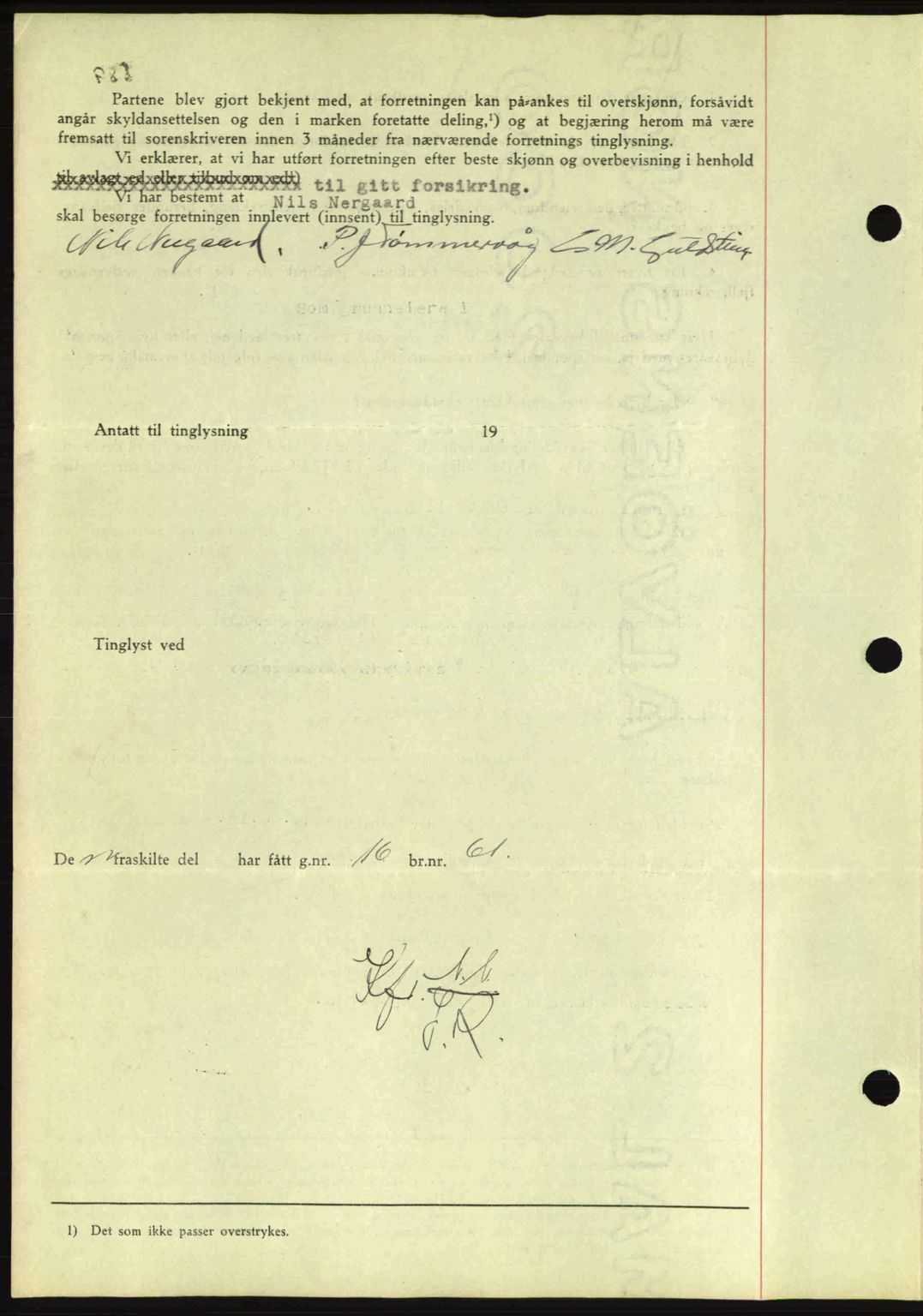 Nordmøre sorenskriveri, AV/SAT-A-4132/1/2/2Ca: Mortgage book no. A92, 1942-1942, Diary no: : 1451/1942