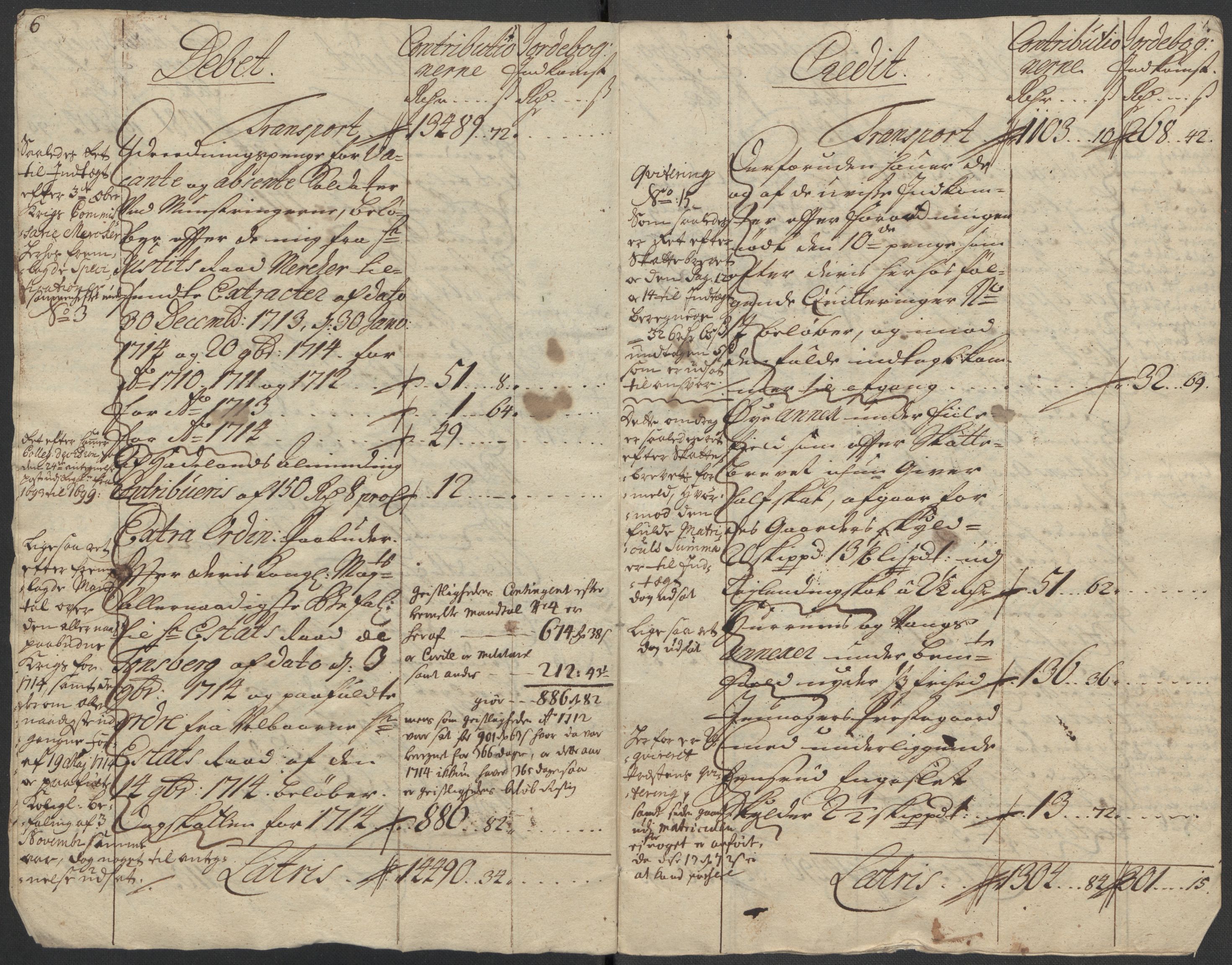 Rentekammeret inntil 1814, Reviderte regnskaper, Fogderegnskap, RA/EA-4092/R18/L1312: Fogderegnskap Hadeland, Toten og Valdres, 1714, p. 6